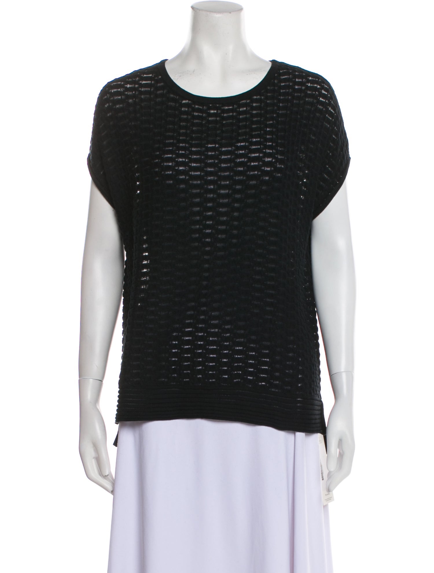 Kinross Cashmere Linen Scoop Neck Top w/ Tags