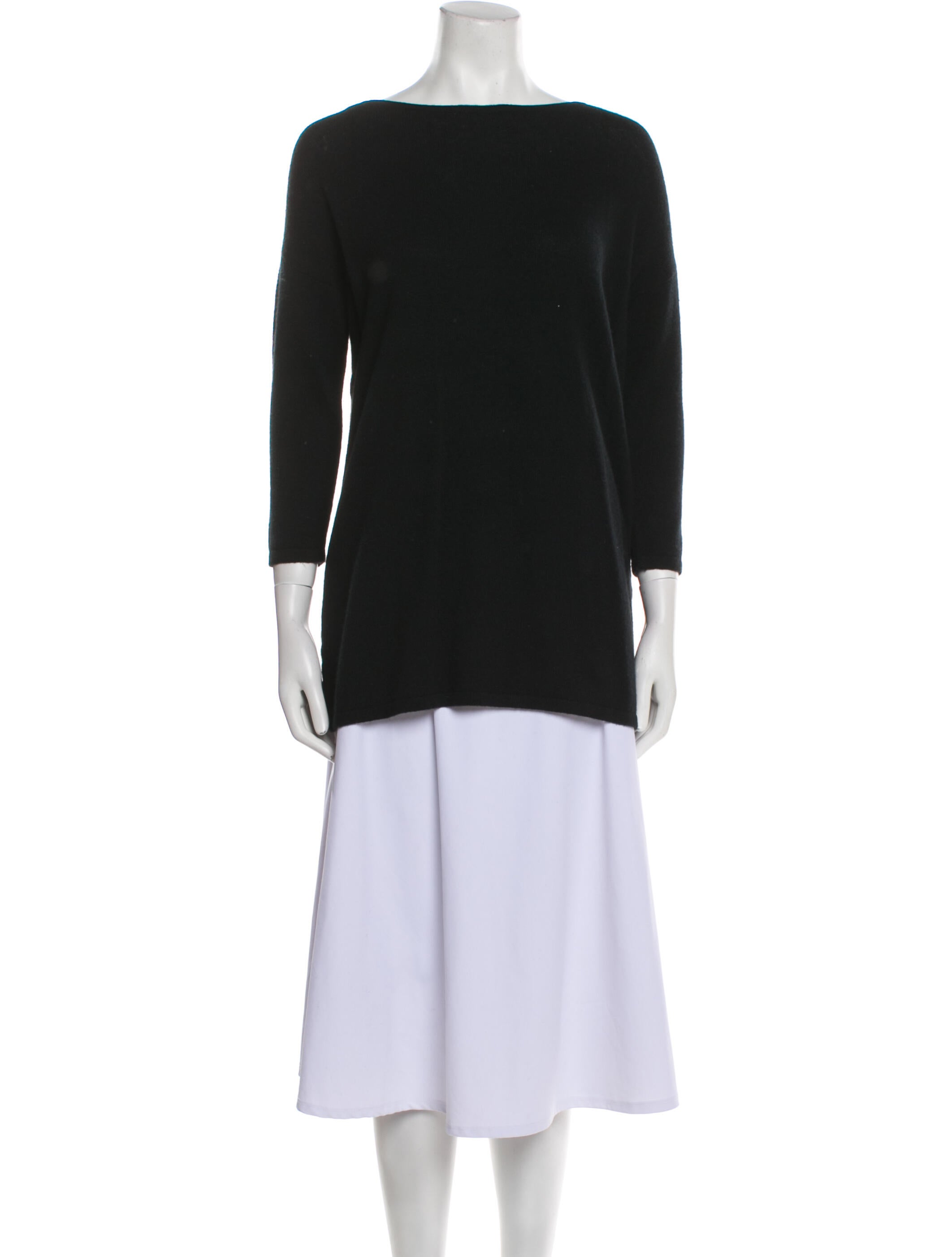 Kinross Cashmere Cashmere Bateau Neckline Sweater w/ Tags