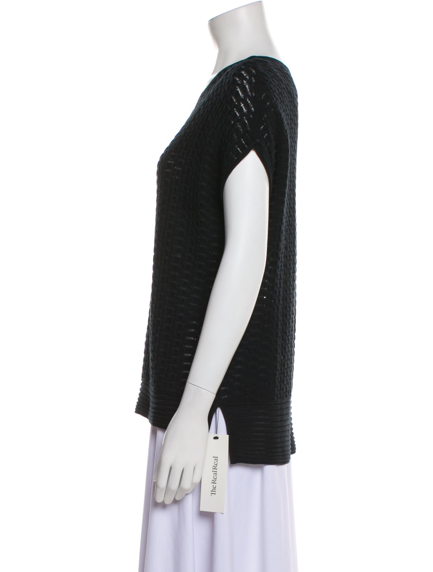 Kinross Cashmere Linen Scoop Neck T-Shirt w/ Tags