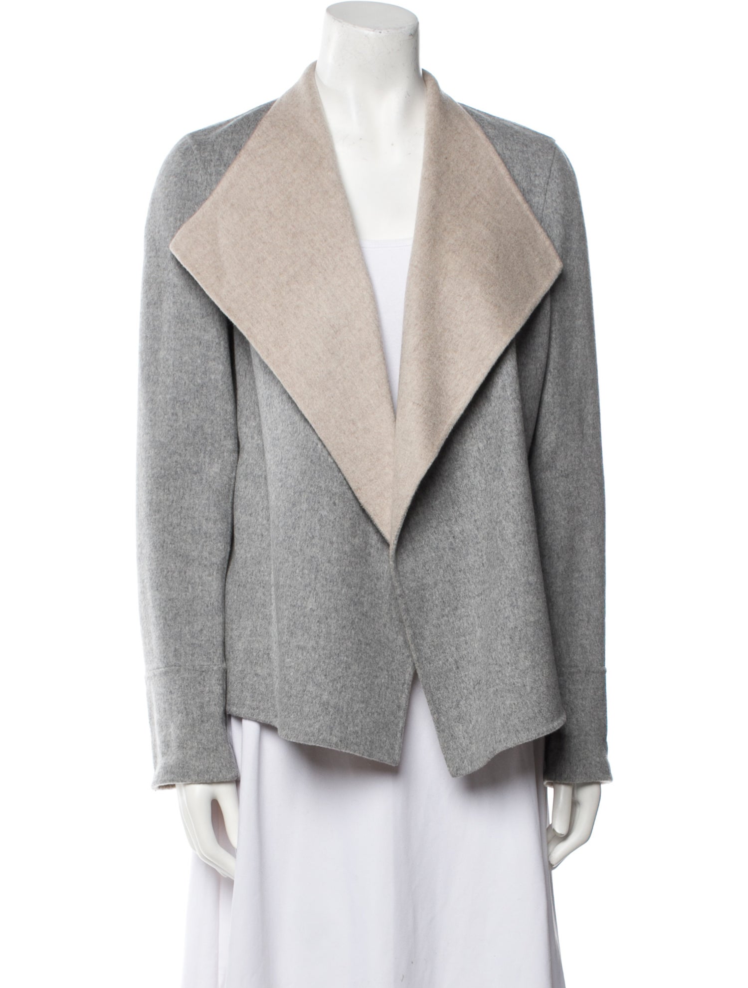 Kinross Cashmere Wool Colorblock Pattern Evening Jacket