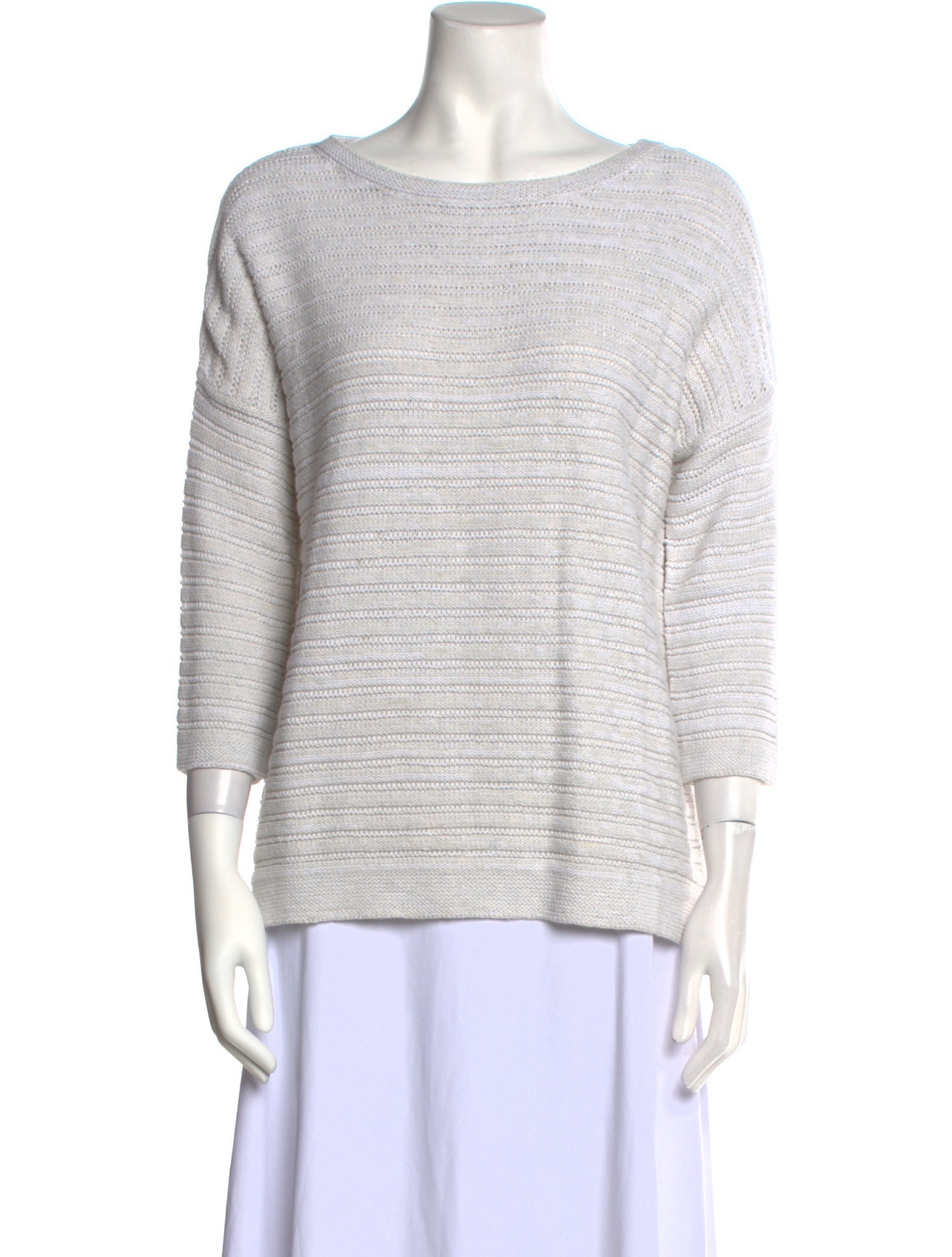 Kinross Cashmere Wool Bateau Neckline Sweater w/ Tags