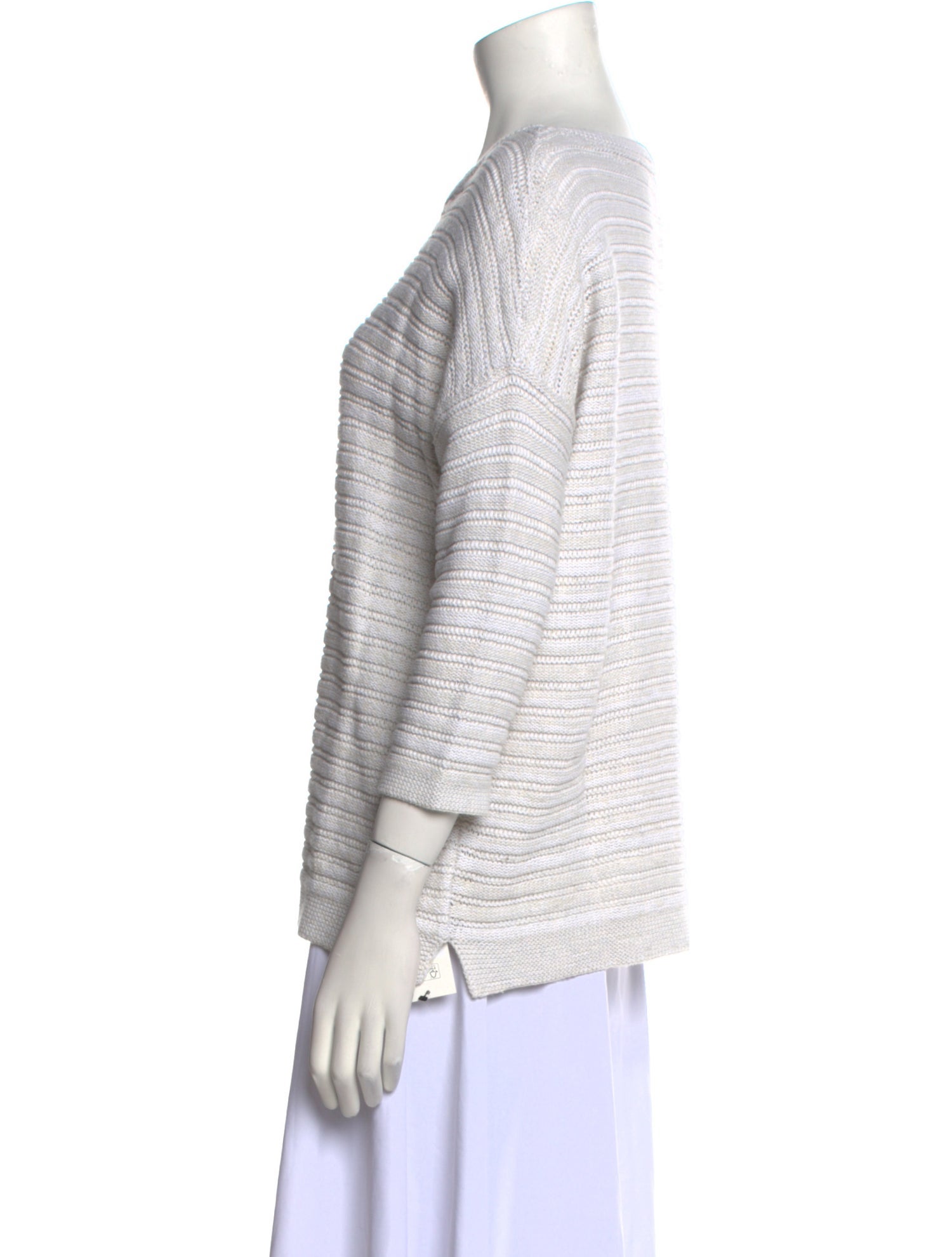 Kinross Cashmere Wool Bateau Neckline Sweater w/ Tags