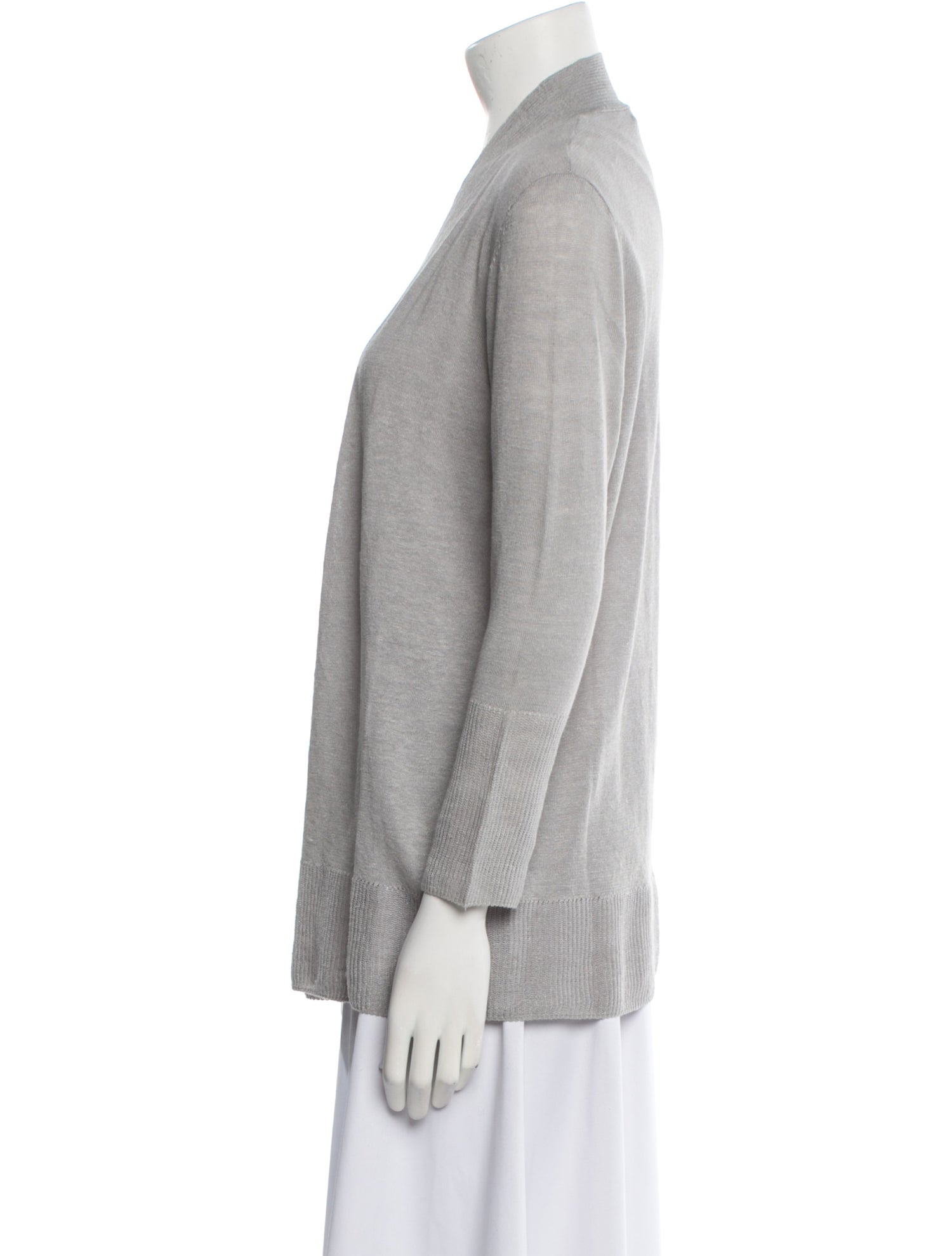 Kinross Cashmere Linen Open Front Sweater w/ Tags