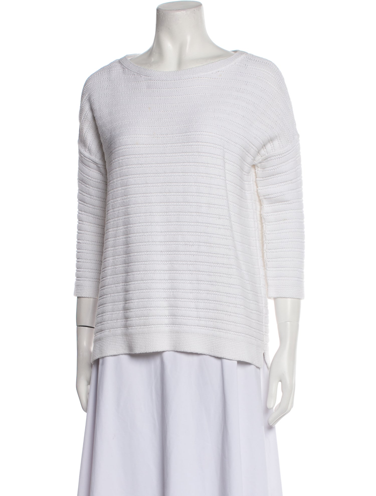 Kinross Cashmere Bateau Neckline Sweater