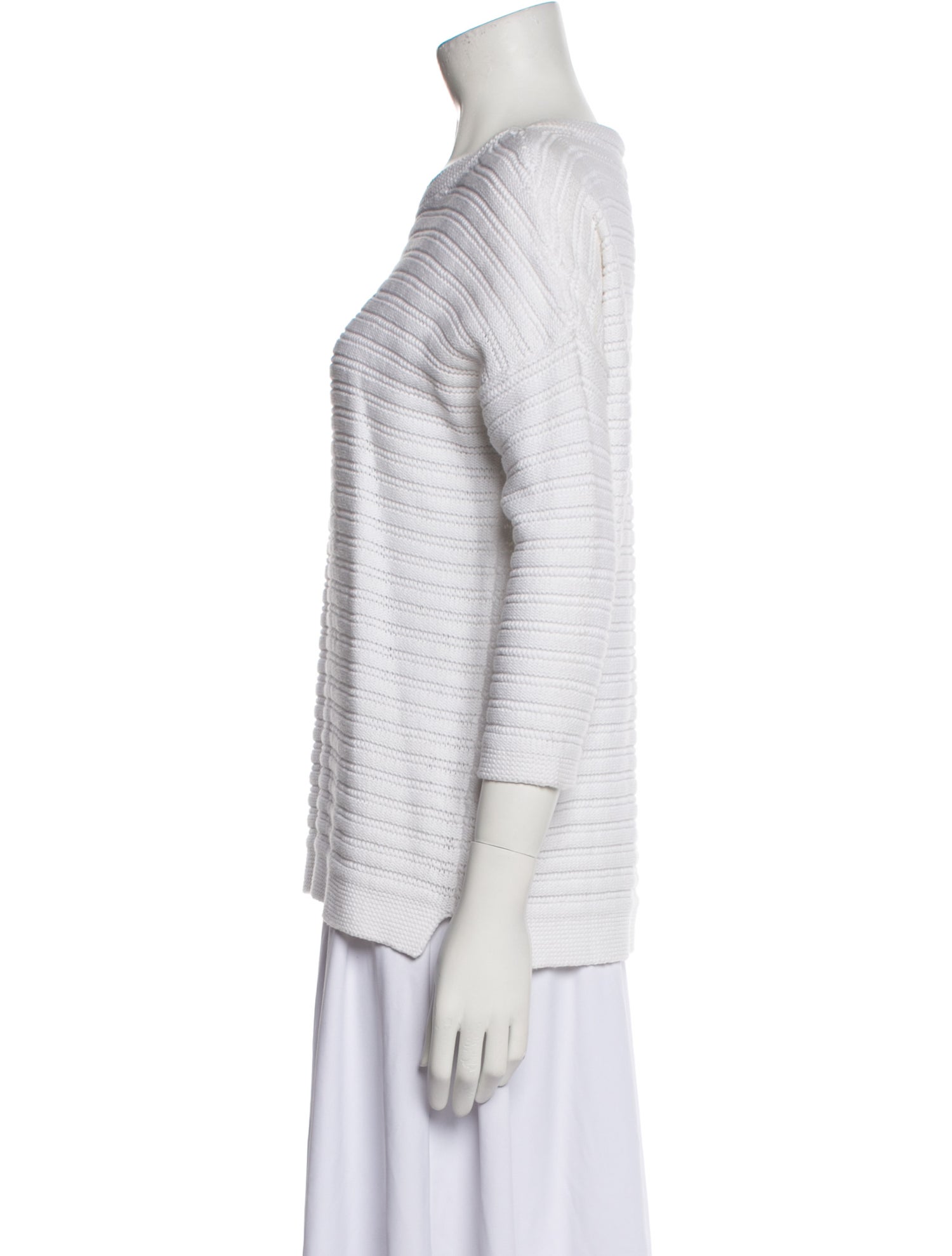 Kinross Cashmere Bateau Neckline Sweater