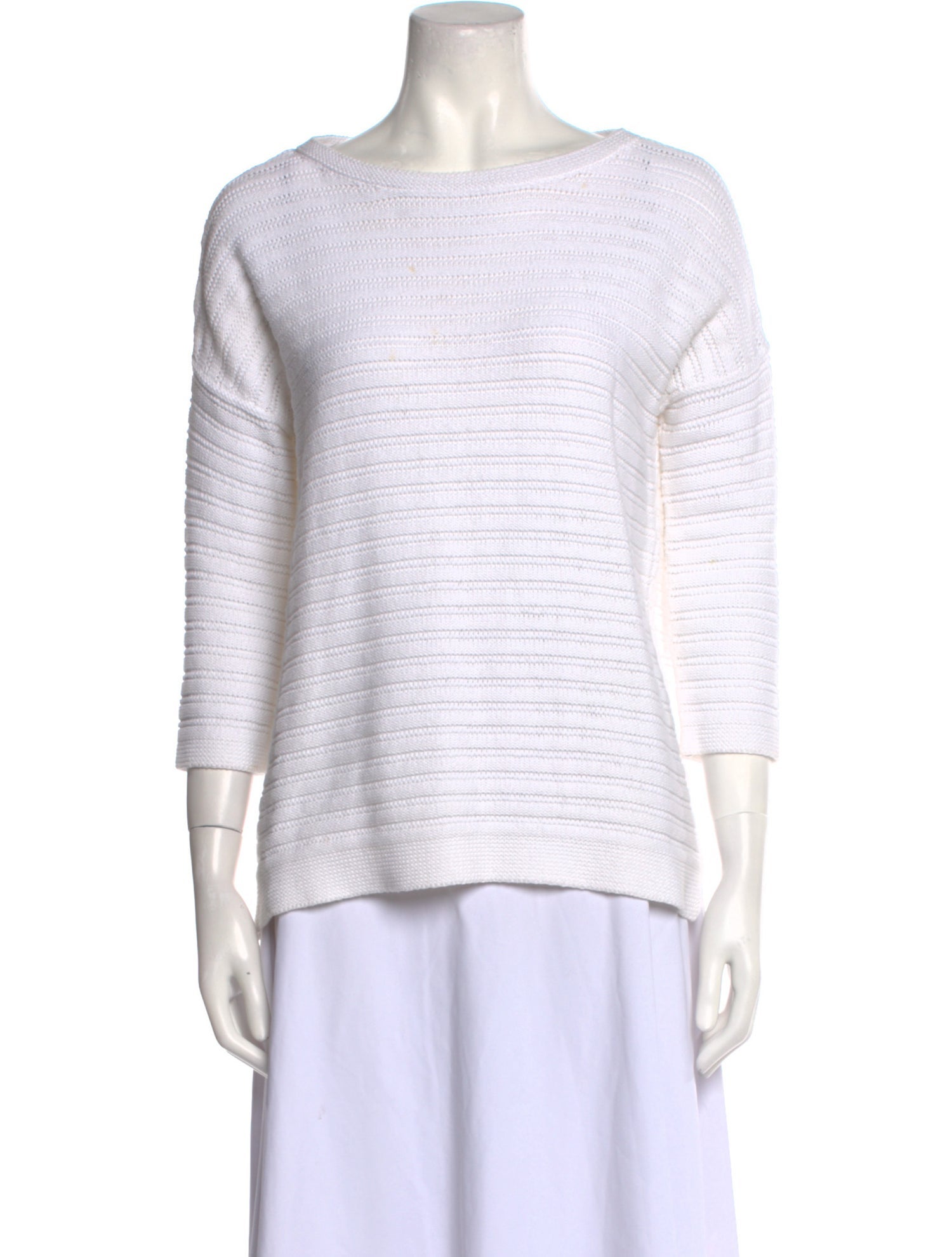 Kinross Cashmere Bateau Neckline Sweater