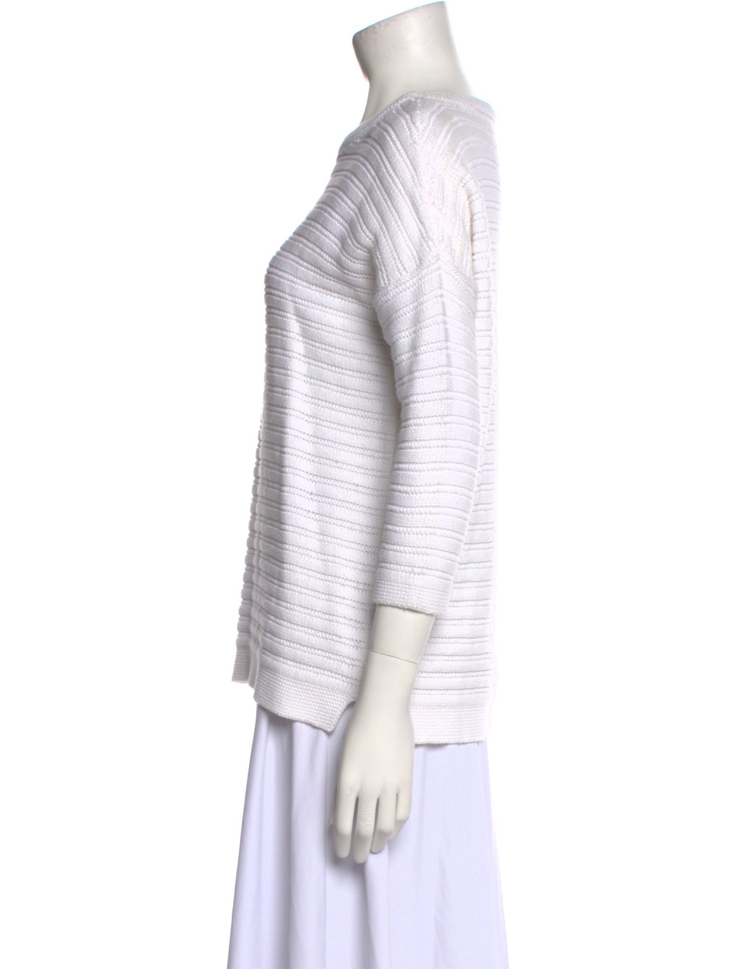 Kinross Cashmere Bateau Neckline Sweater