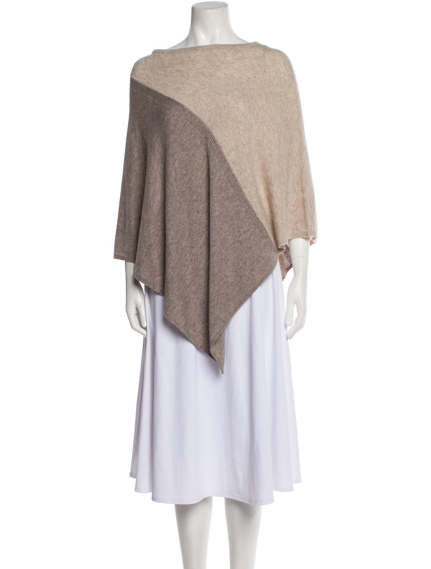 Kinross Cashmere Cashmere Colorblock Pattern Sweater