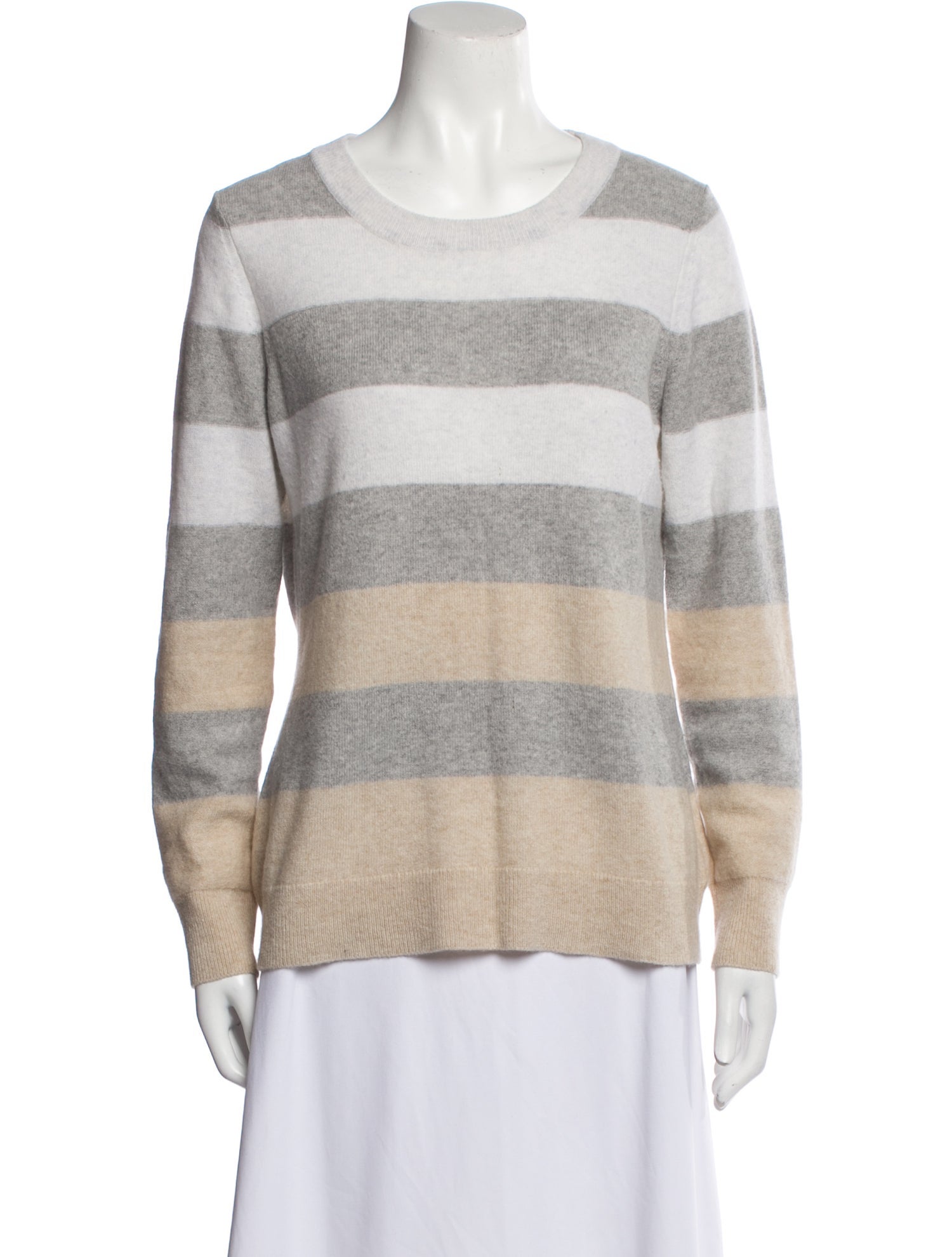 Kinross Cashmere Cashmere Striped Sweater
