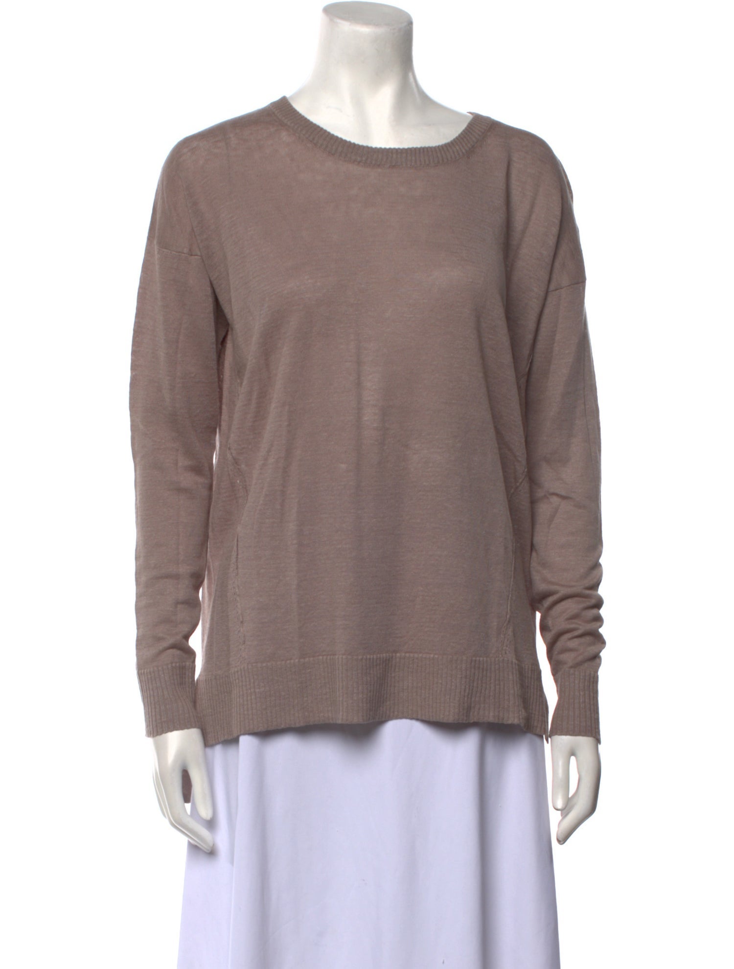 Kinross Cashmere Linen Scoop Neck Sweater w/ Tags