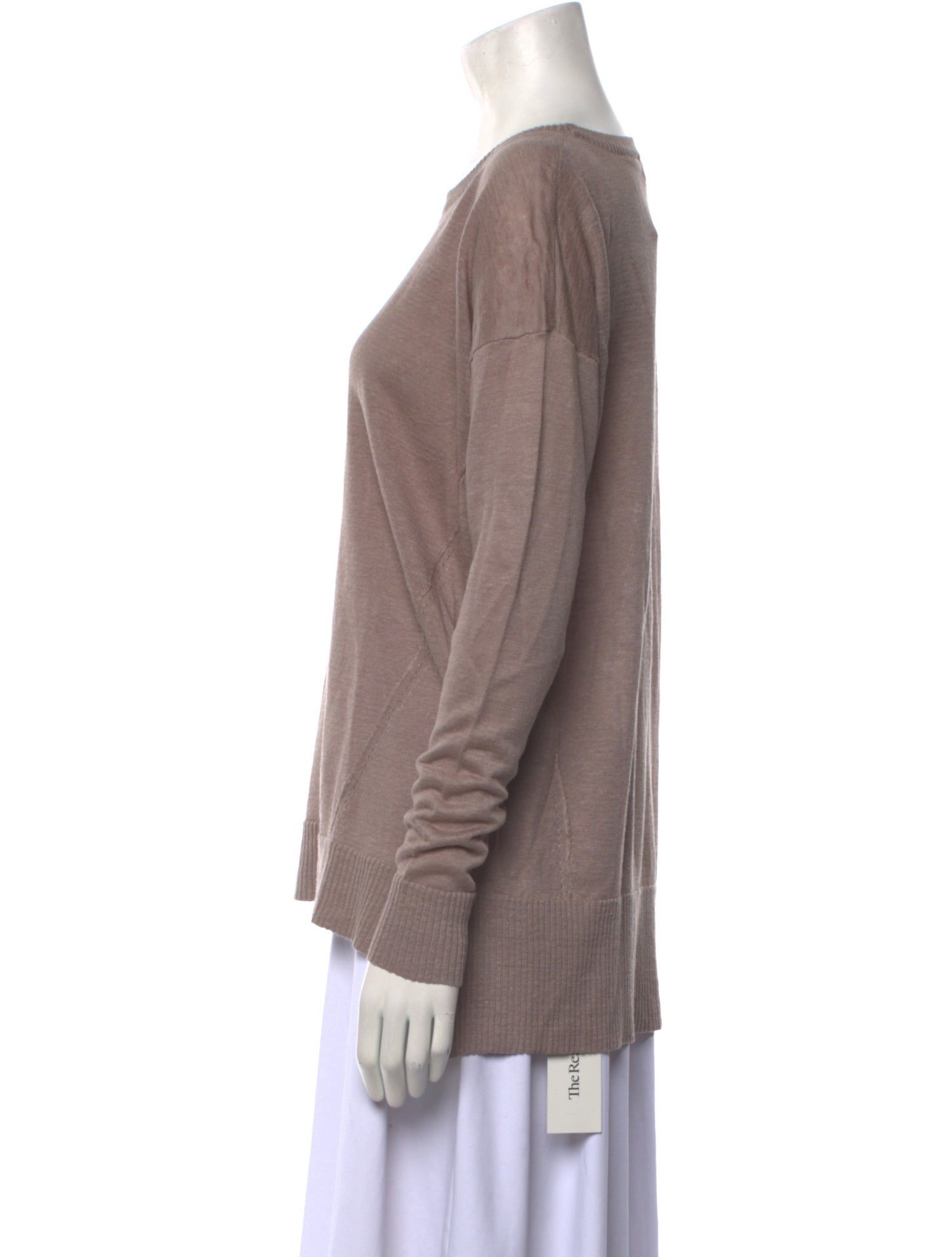 Kinross Cashmere Linen Scoop Neck Sweater w/ Tags