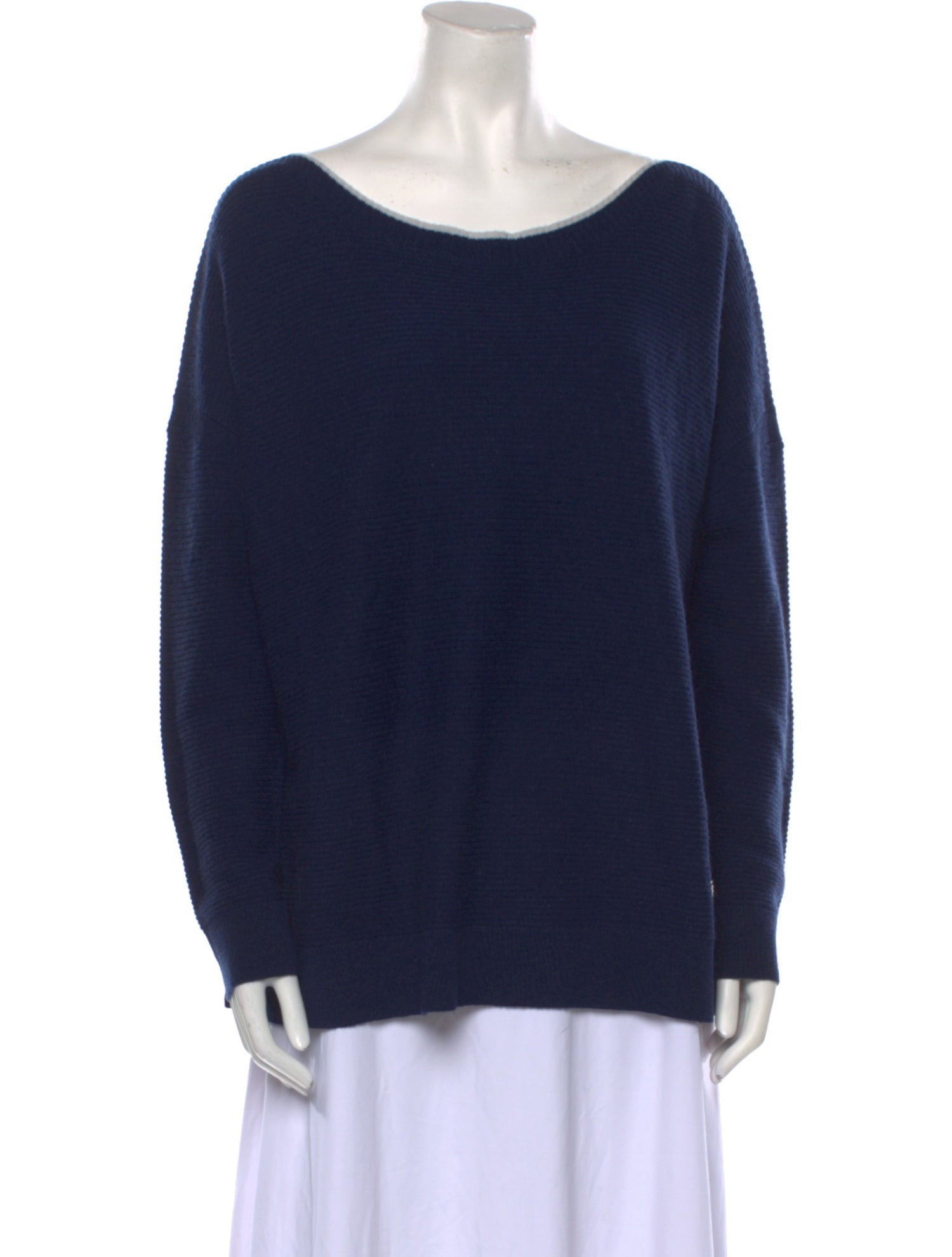 Kinross Cashmere Cashmere Bateau Neckline Sweater w/ Tags