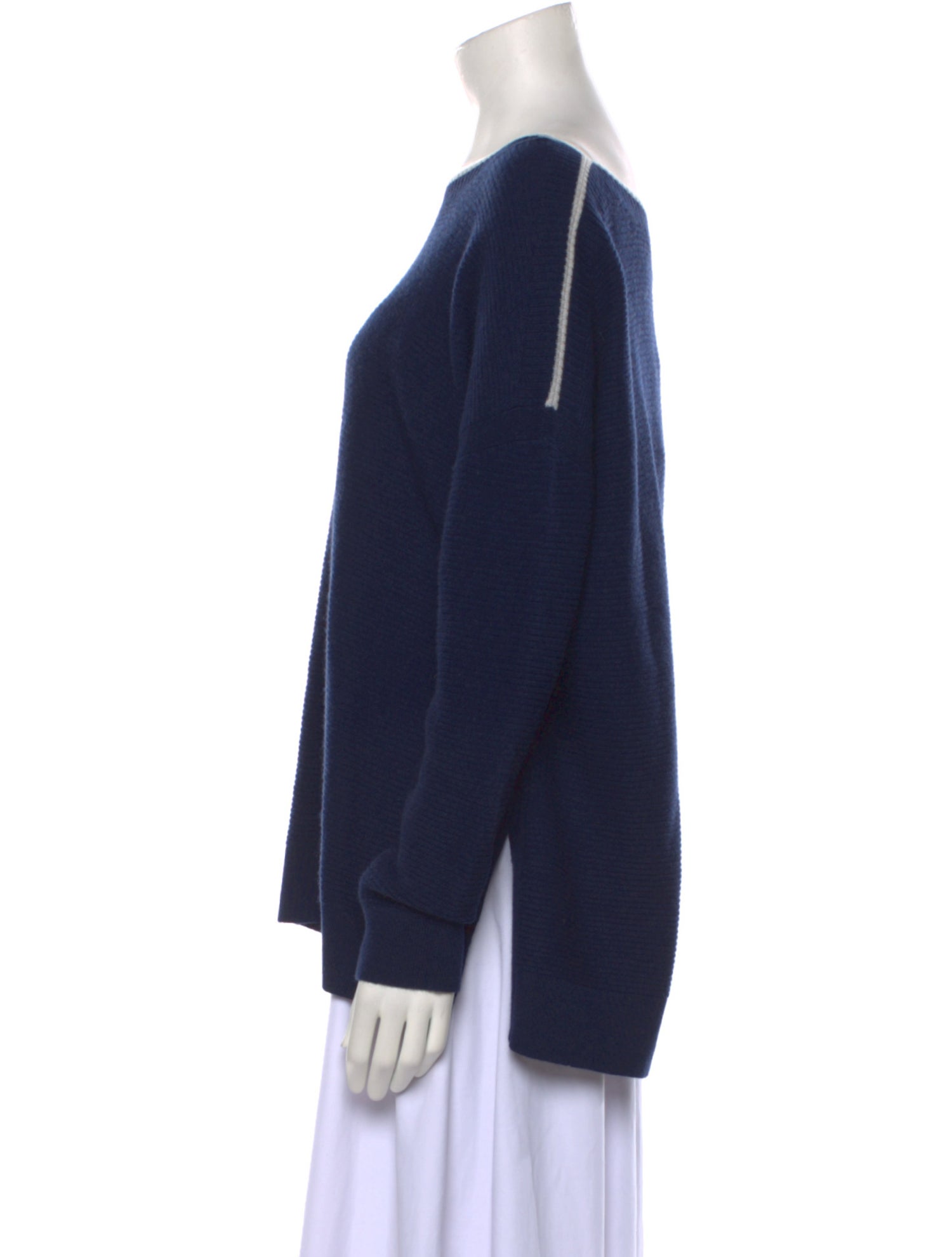 Kinross Cashmere Cashmere Bateau Neckline Sweater w/ Tags