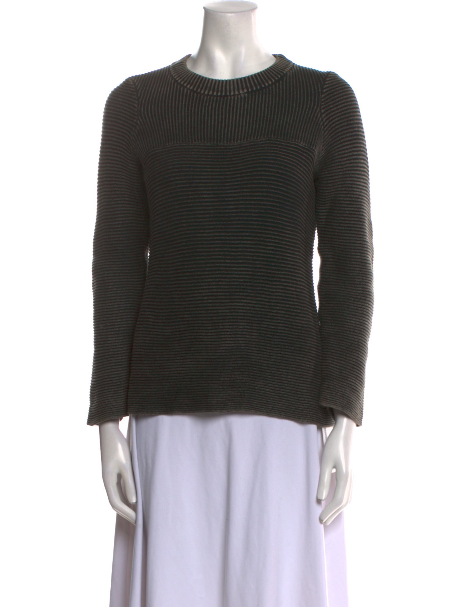 Kinross Cashmere Linen Crew Neck Sweater