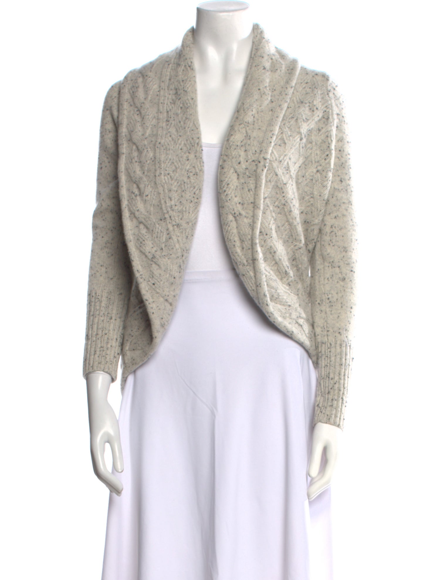 Kinross Cashmere Cashmere Open Front Sweater