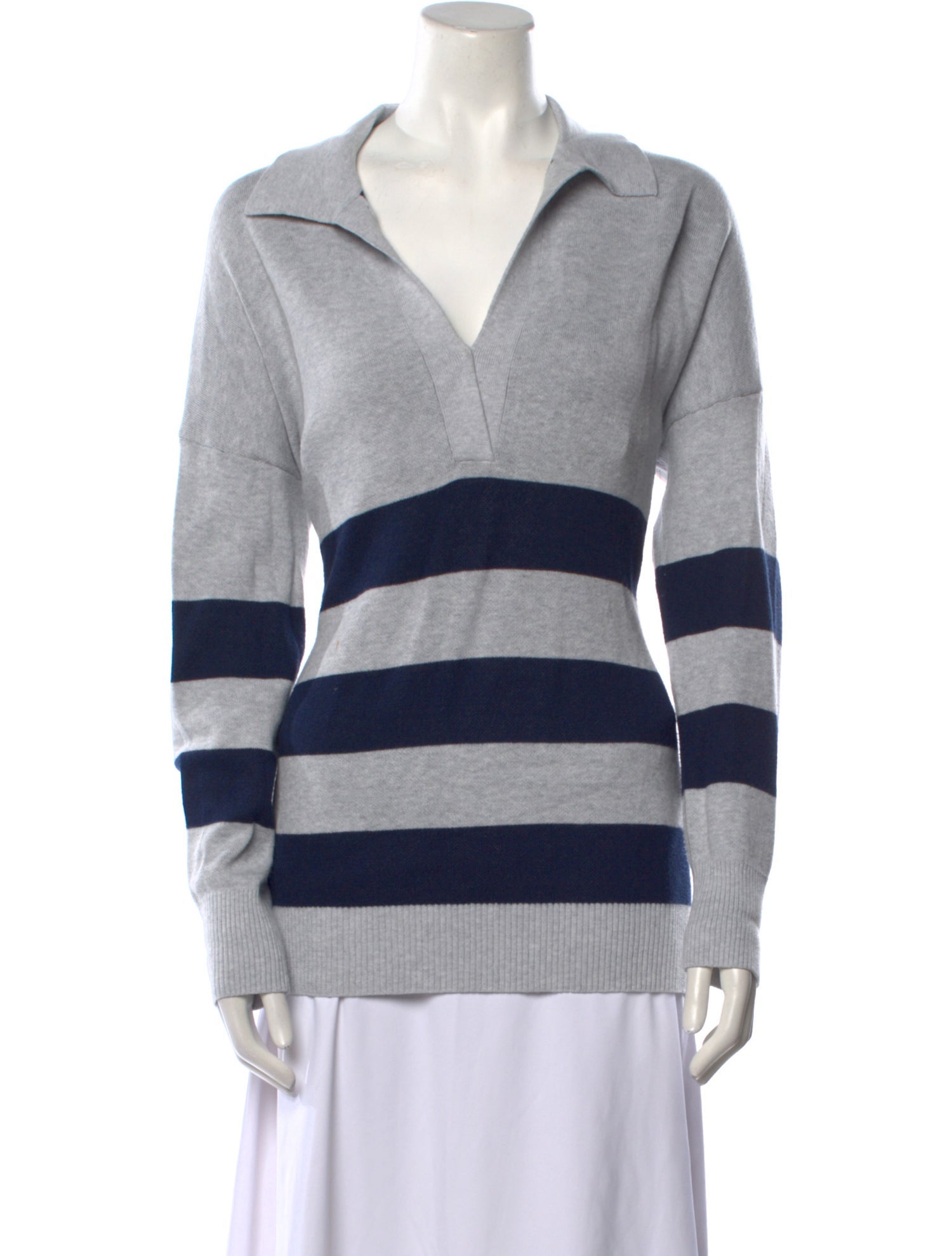 Kinross Cashmere Striped Sweater