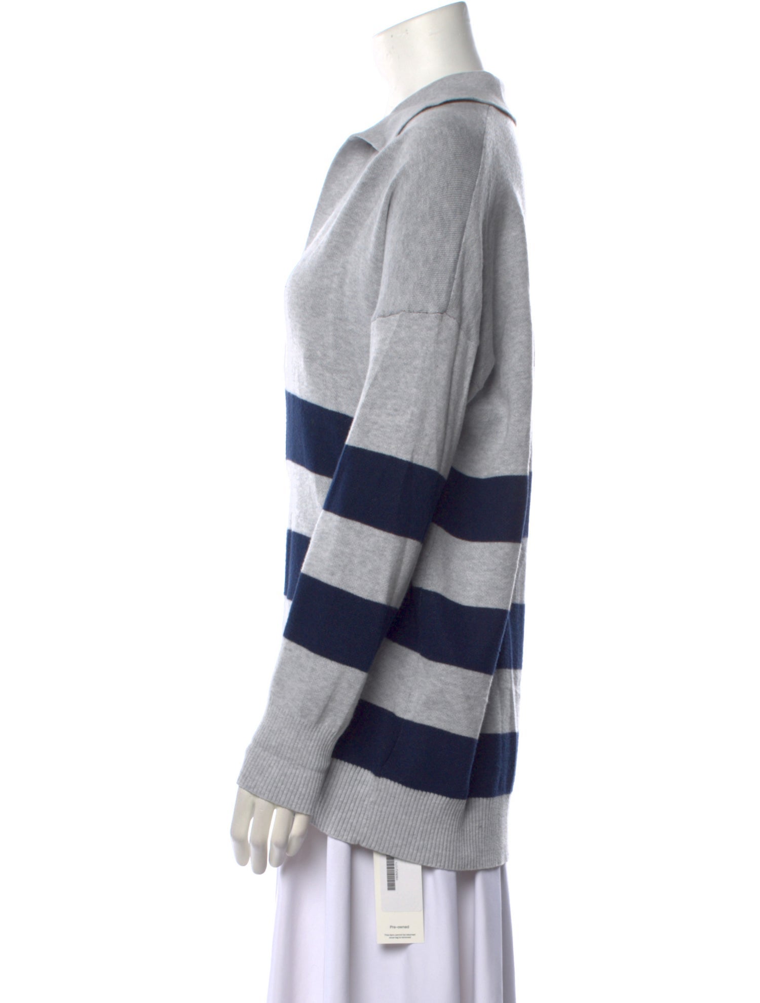 Kinross Cashmere Striped Sweater