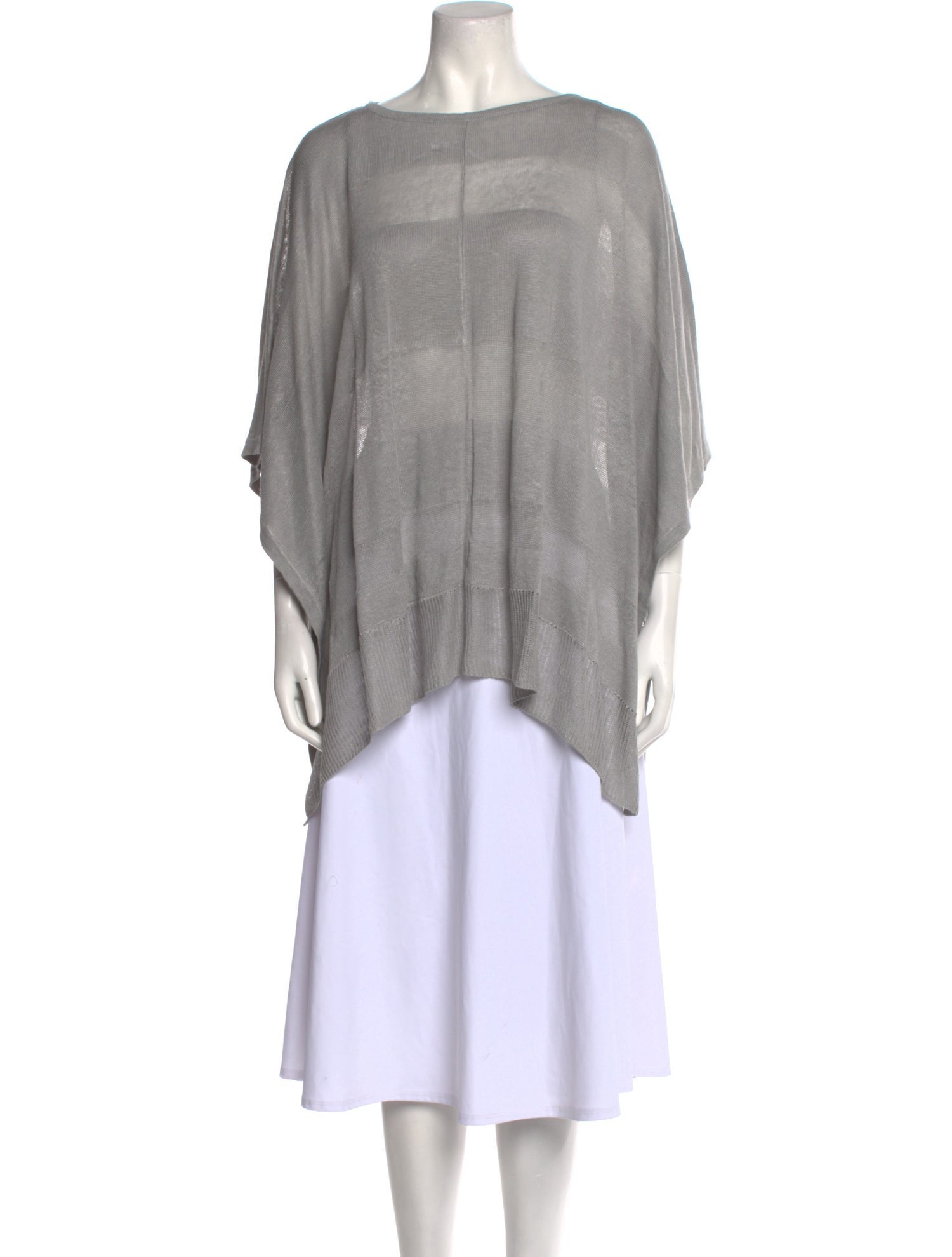 Kinross Cashmere Linen Bateau Neckline Sweater w/ Tags