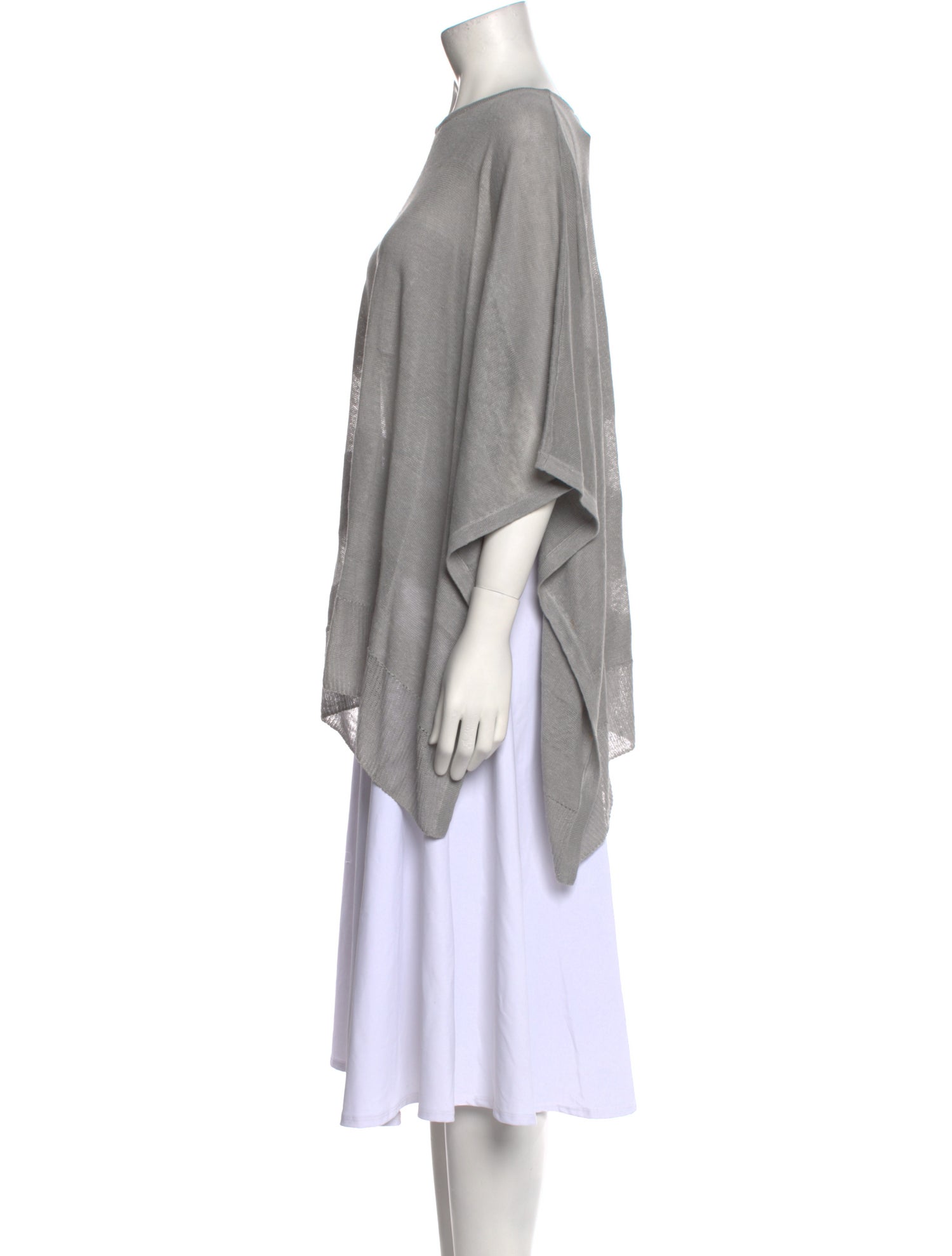 Kinross Cashmere Linen Bateau Neckline Sweater w/ Tags