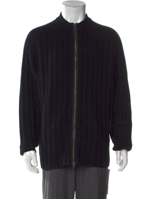 Kinross Cashmere Cashmere Mock Neck Cardigan