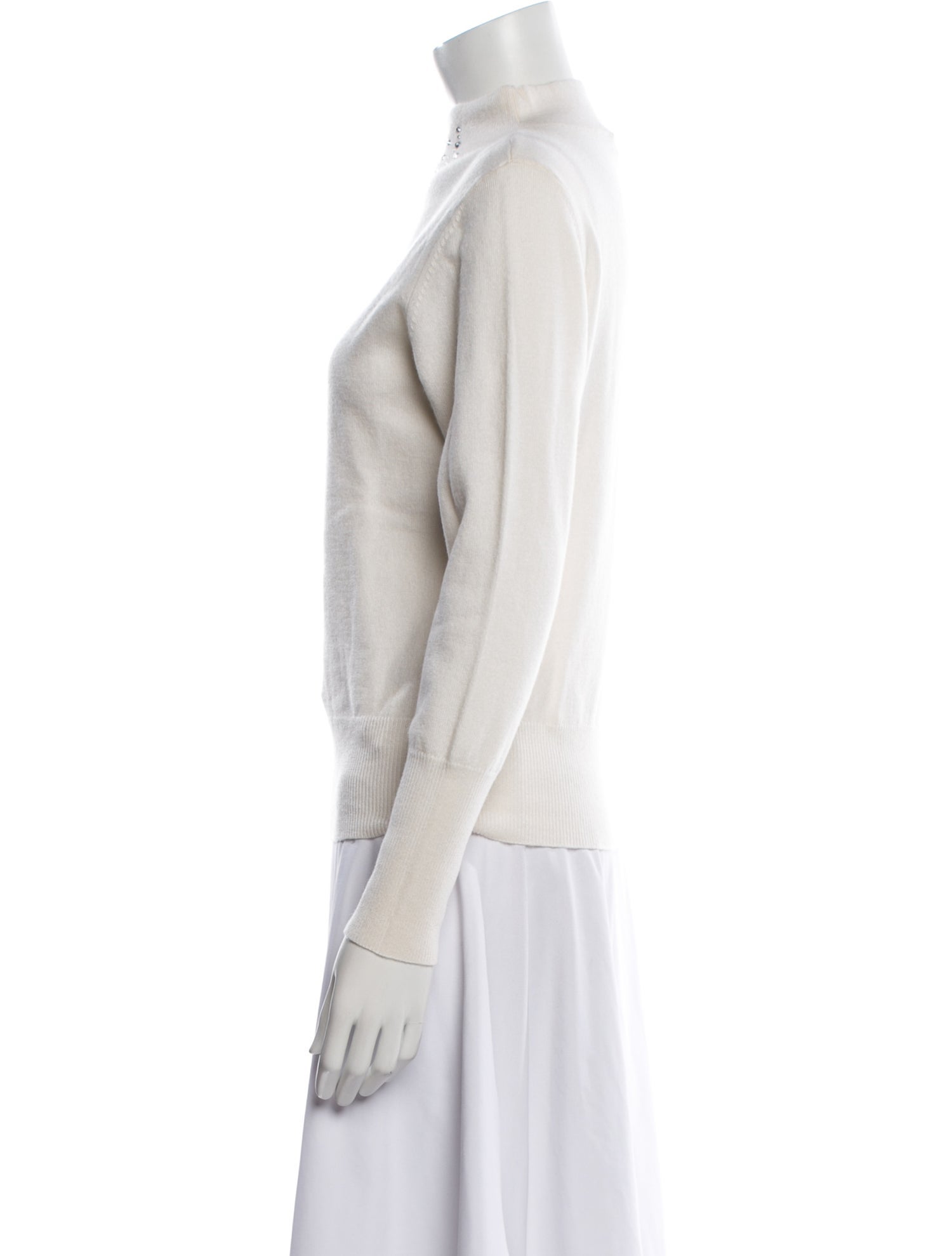 Kinross Cashmere Cashmere Mock Neck Sweater