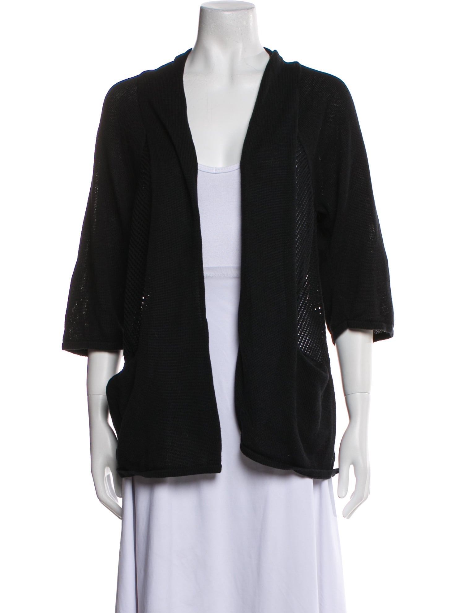 Kinross Cashmere Open Front Sweater