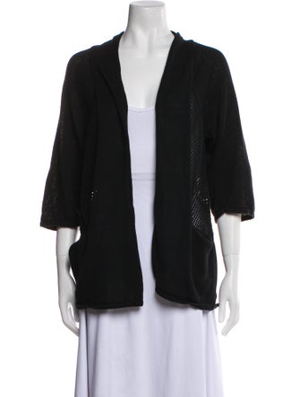 Kinross Cashmere Open Front Sweater