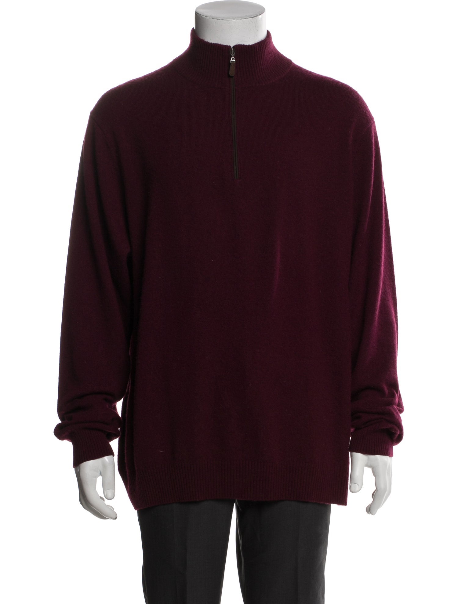 Kinross Cashmere Cashmere Turtleneck Polo Sweater