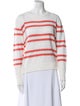 Kinross Cashmere Linen Striped Sweater