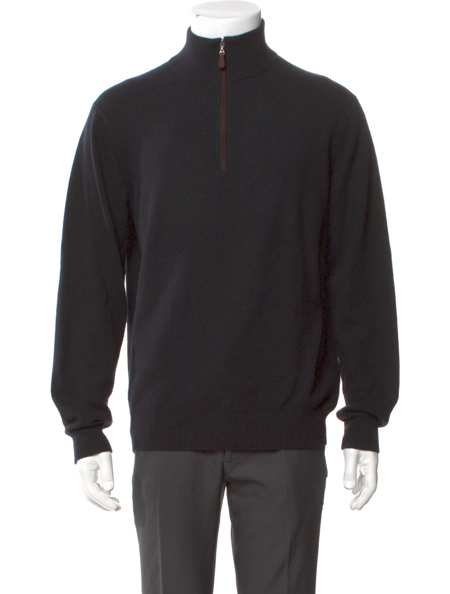 Kinross Cashmere Cashmere Mock Neck Pullover