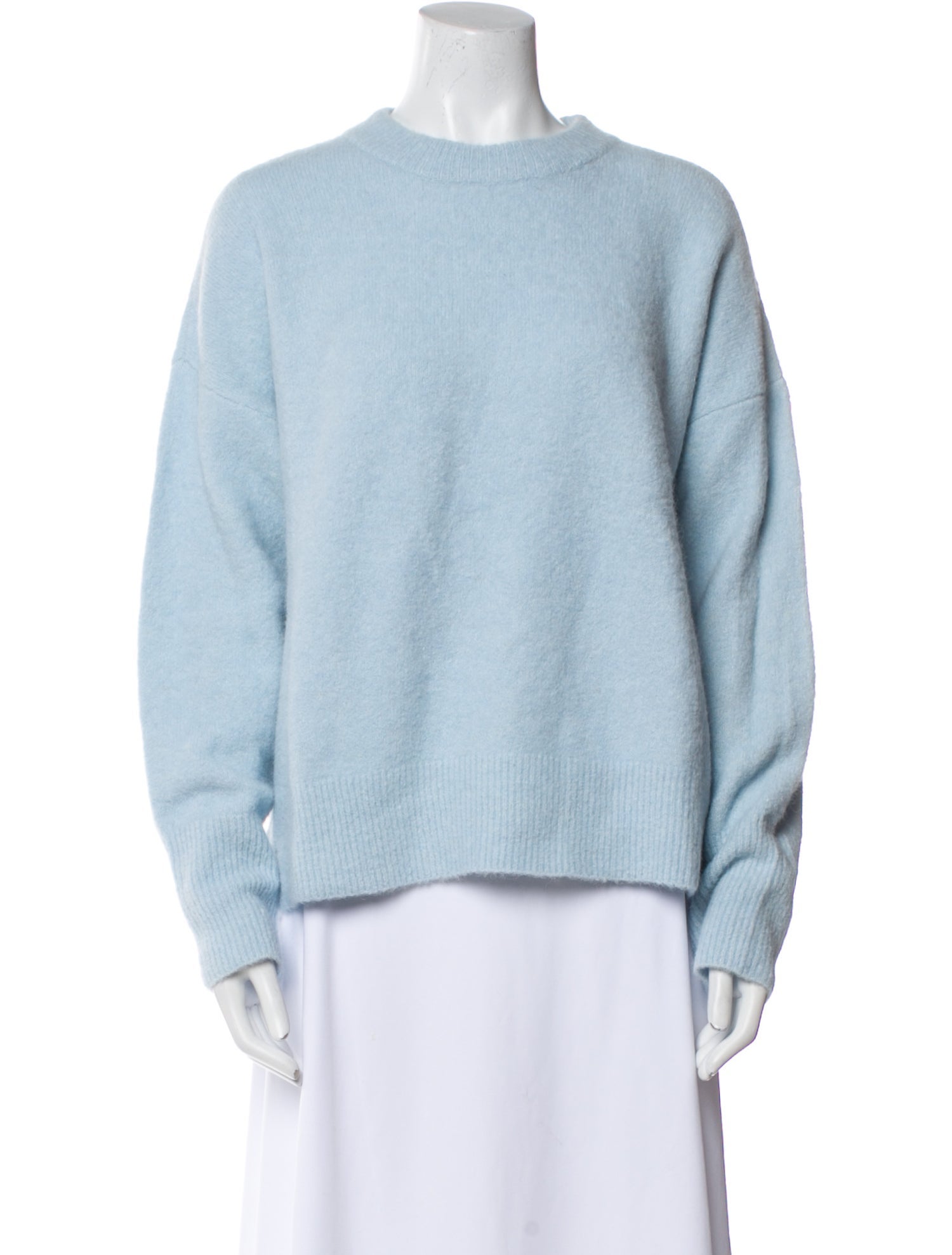 Kinross Cashmere Alpaca Crew Neck Sweater