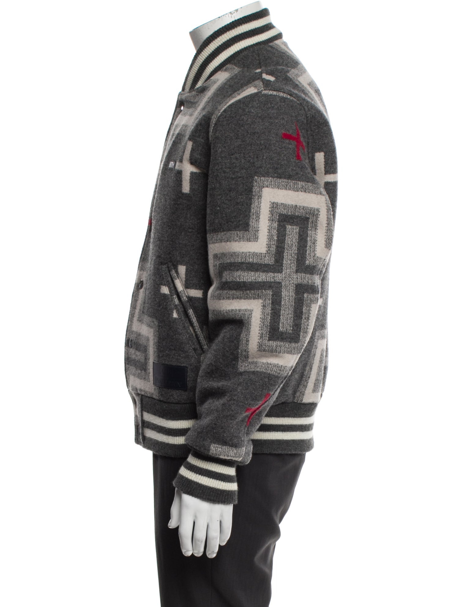 KITH x Pendleton Virgin Wool Printed Varsity Jacket