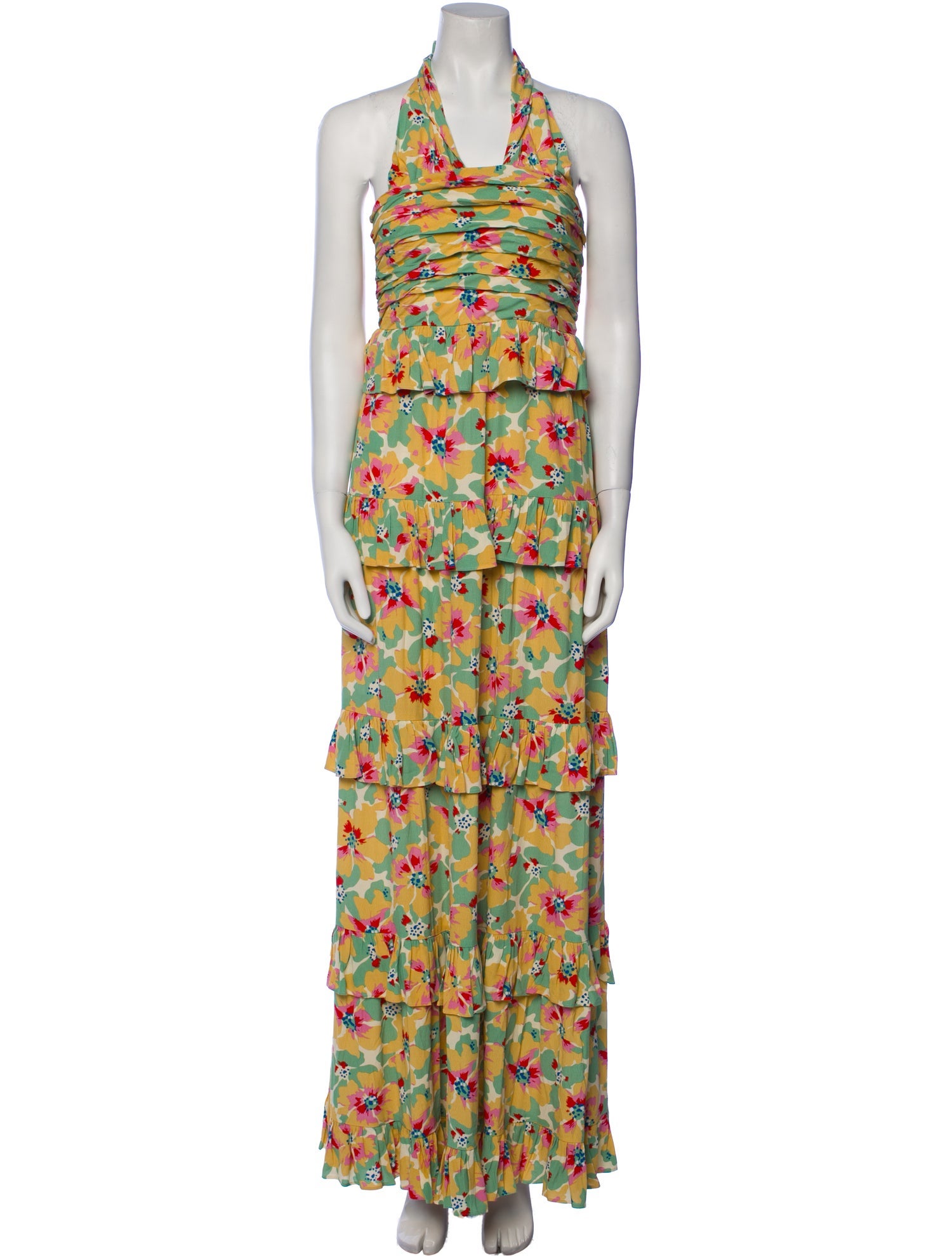 Kitri Printed Long Dress w/ Tags