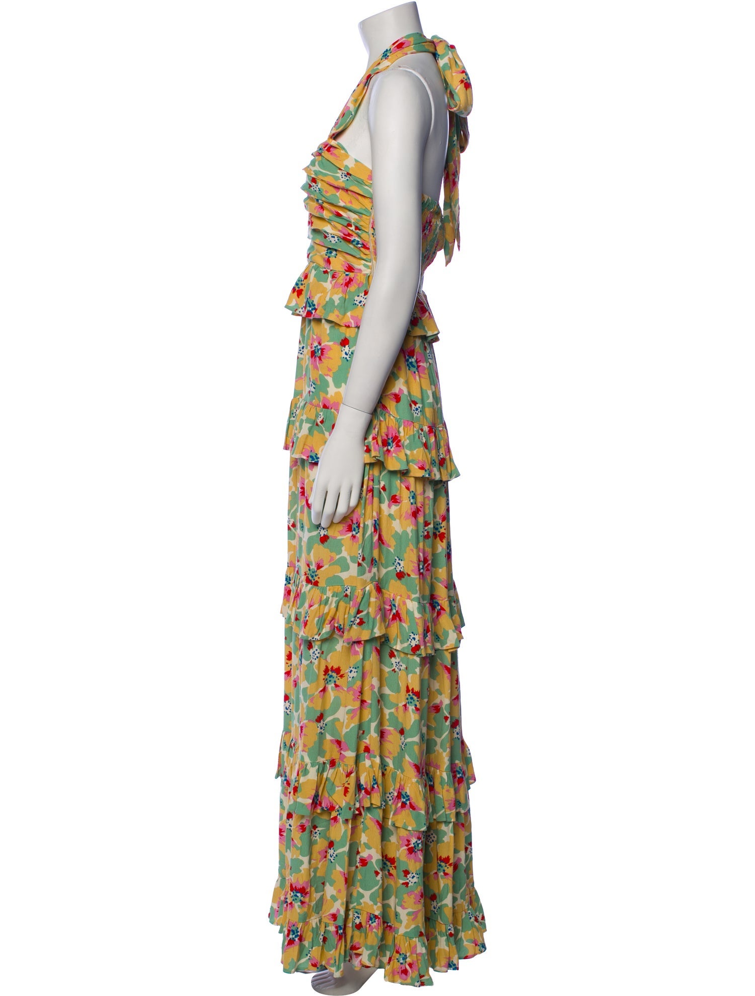 Kitri Printed Long Dress w/ Tags