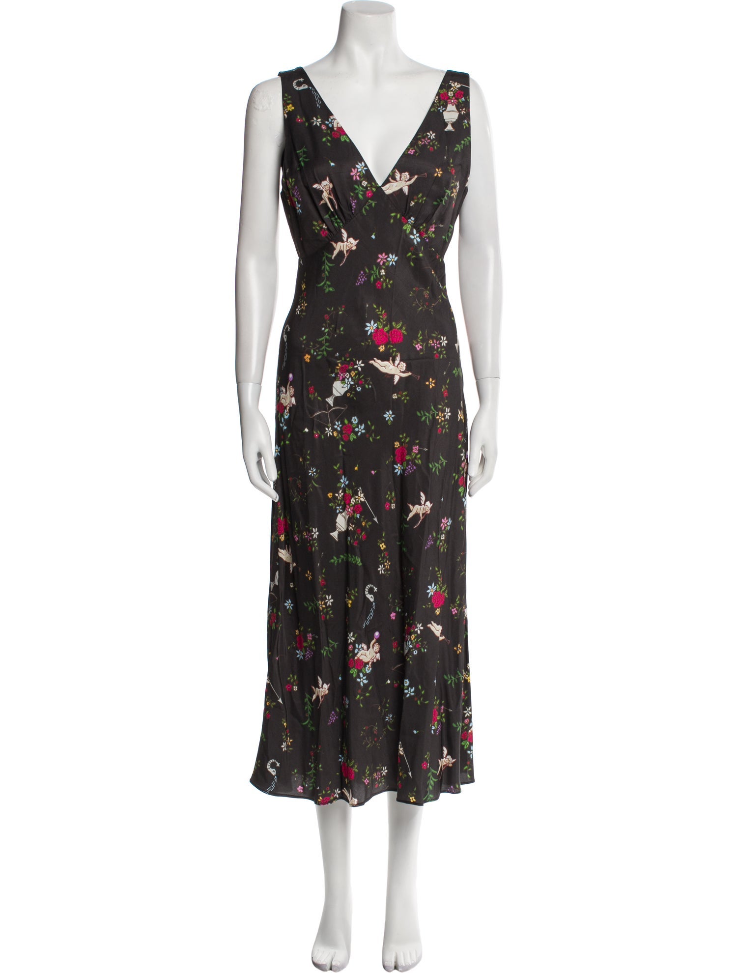 Kitri Floral Print Long Dress