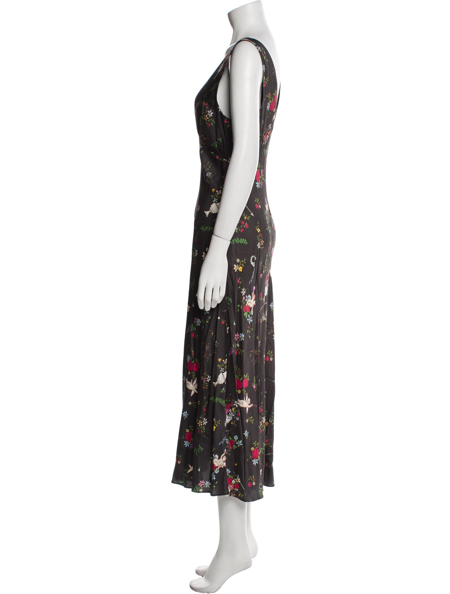 Kitri Floral Print Long Dress