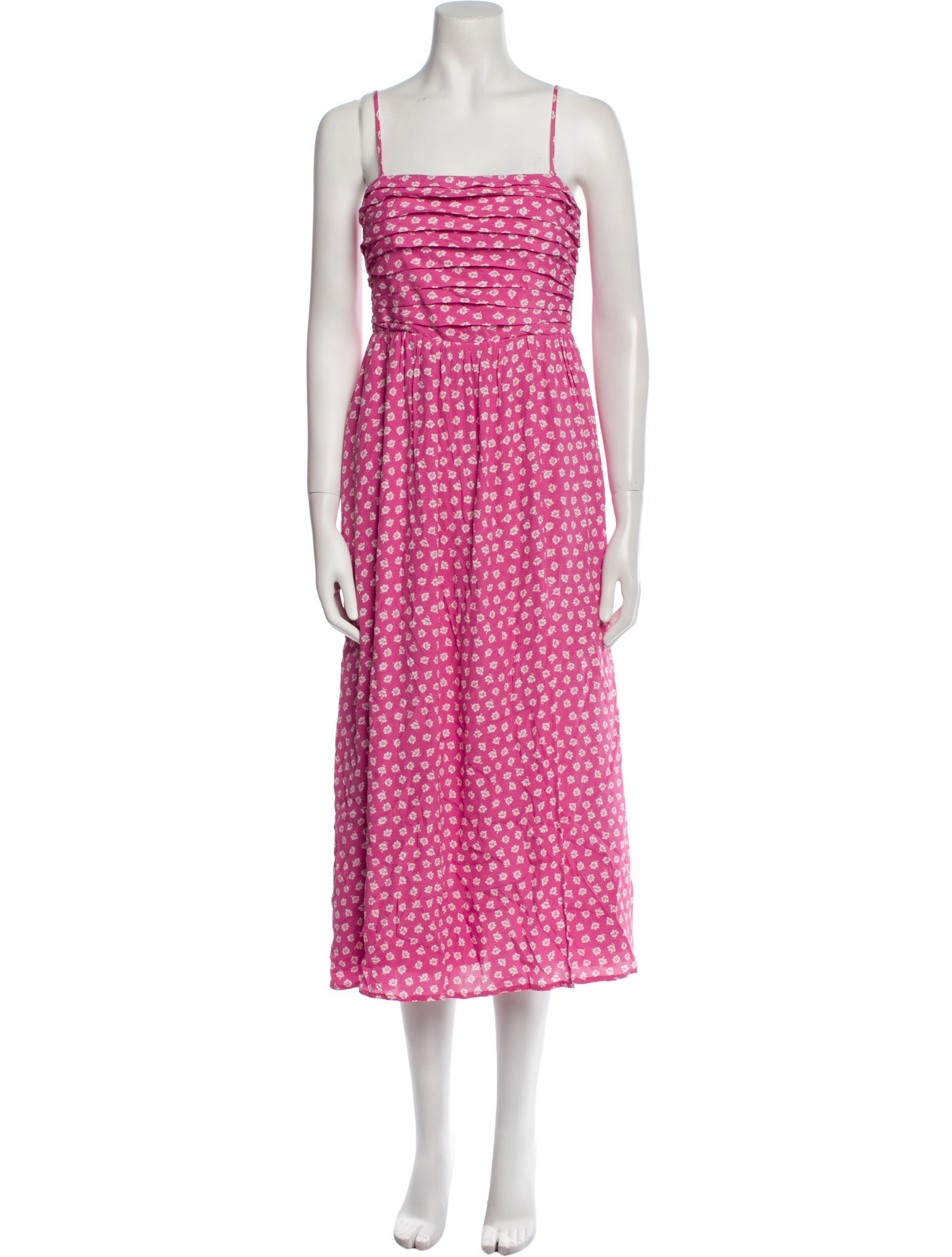 Kitri Floral Print Midi Length Dress