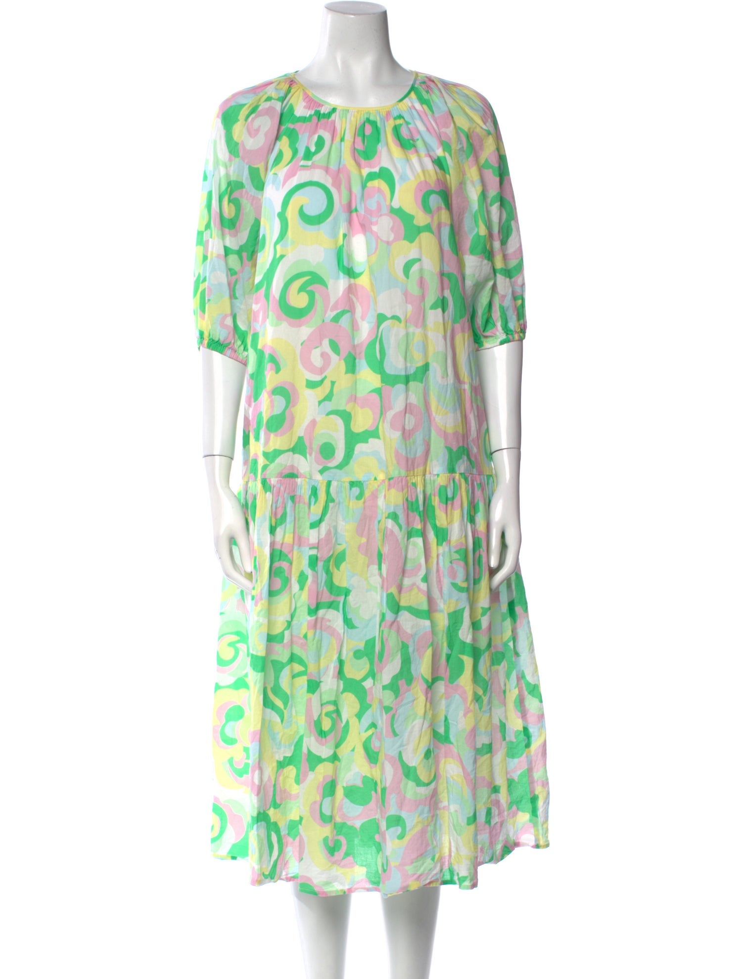 Kitri Printed Midi Length Dress