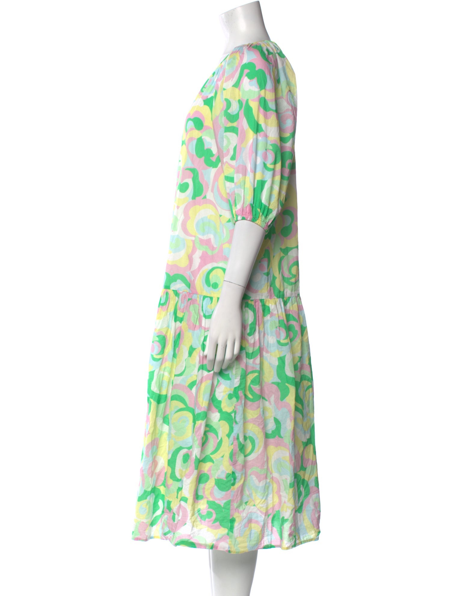 Kitri Printed Midi Length Dress