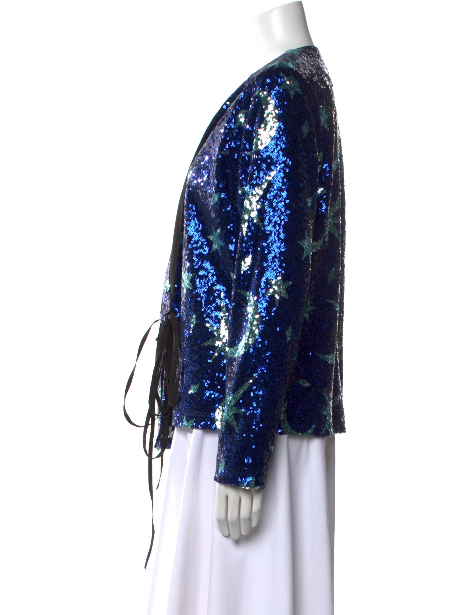 Kitri Sequin Printed Blouse