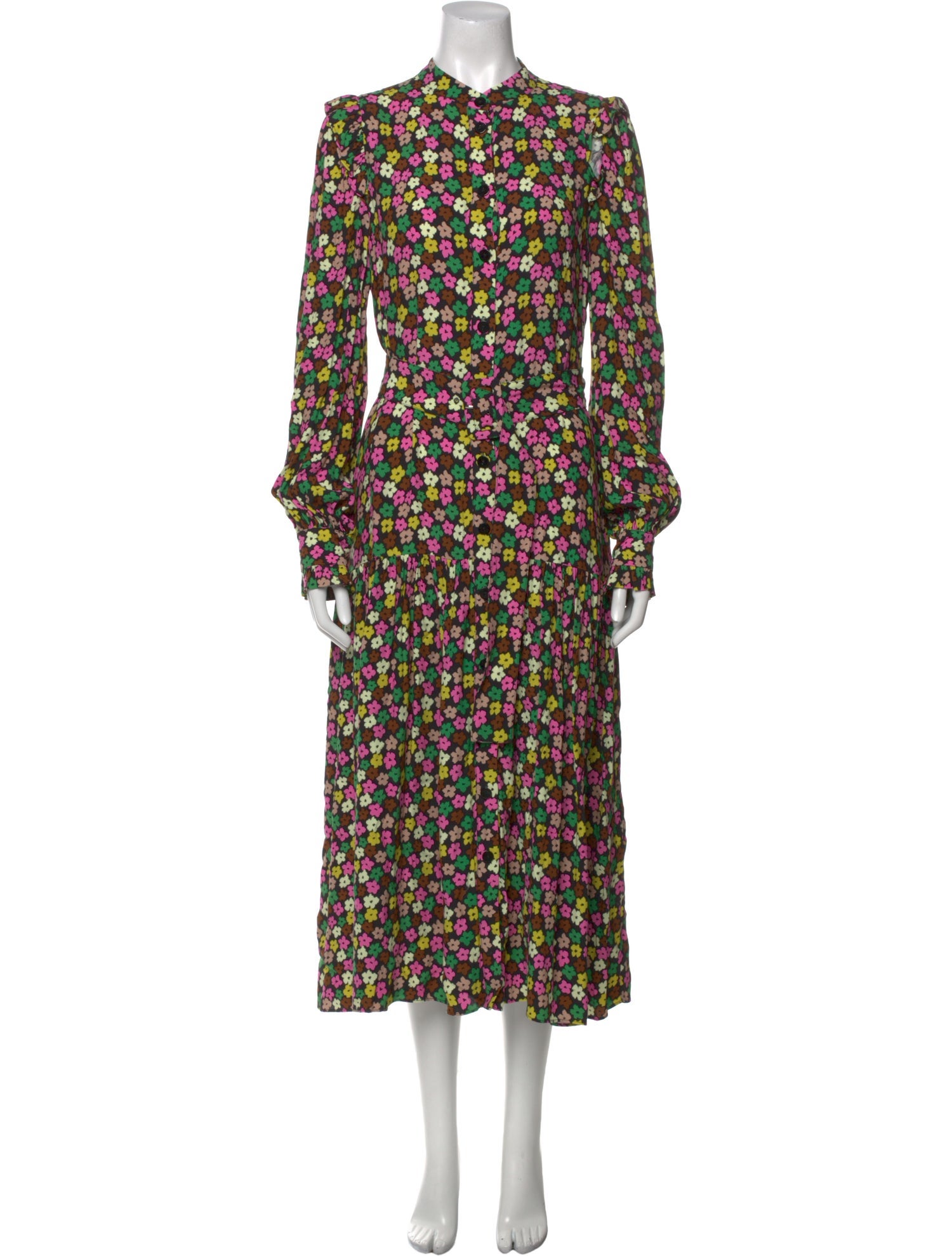 Kitri Silk Midi Length Dress