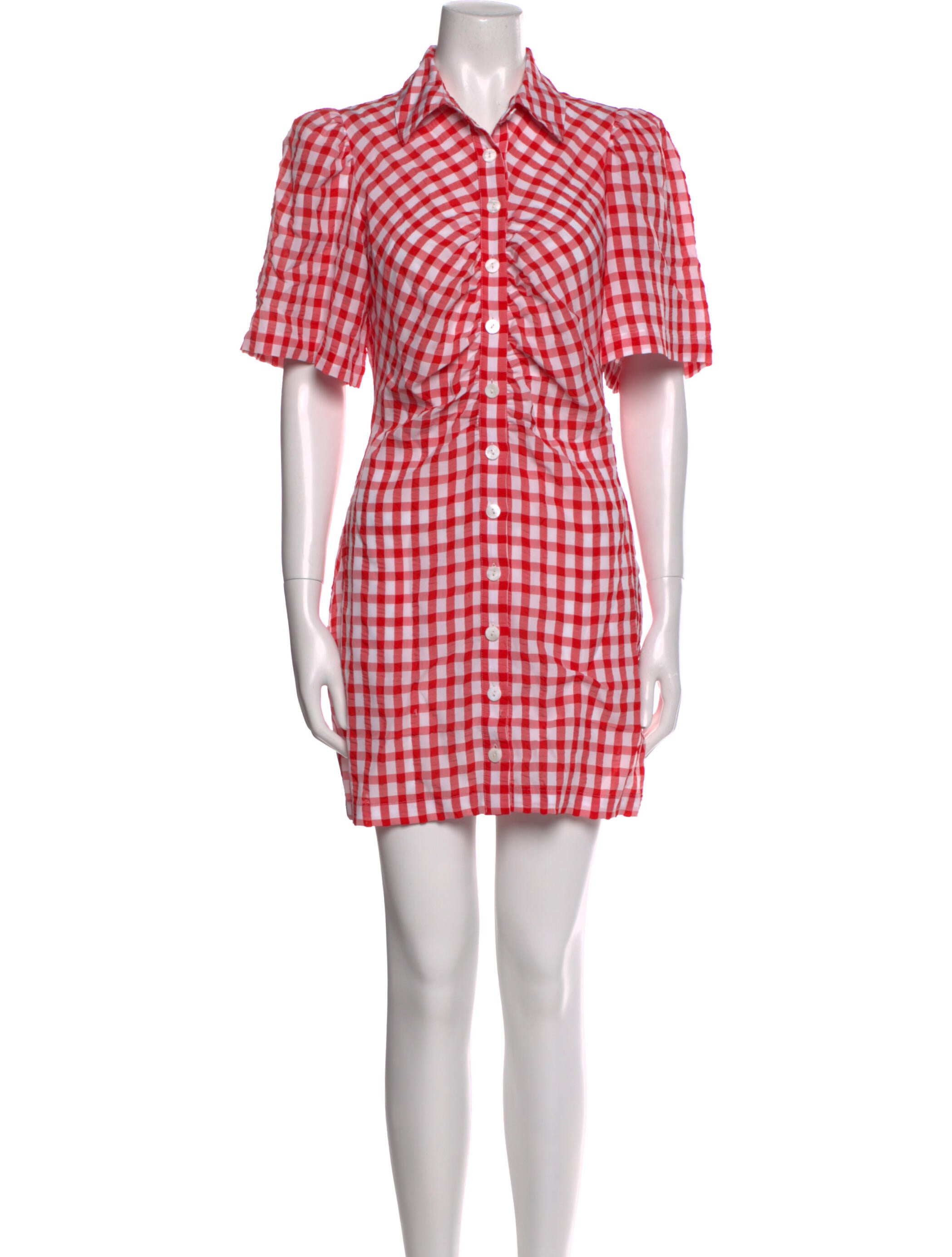 Kitri Plaid Print Mini Dress