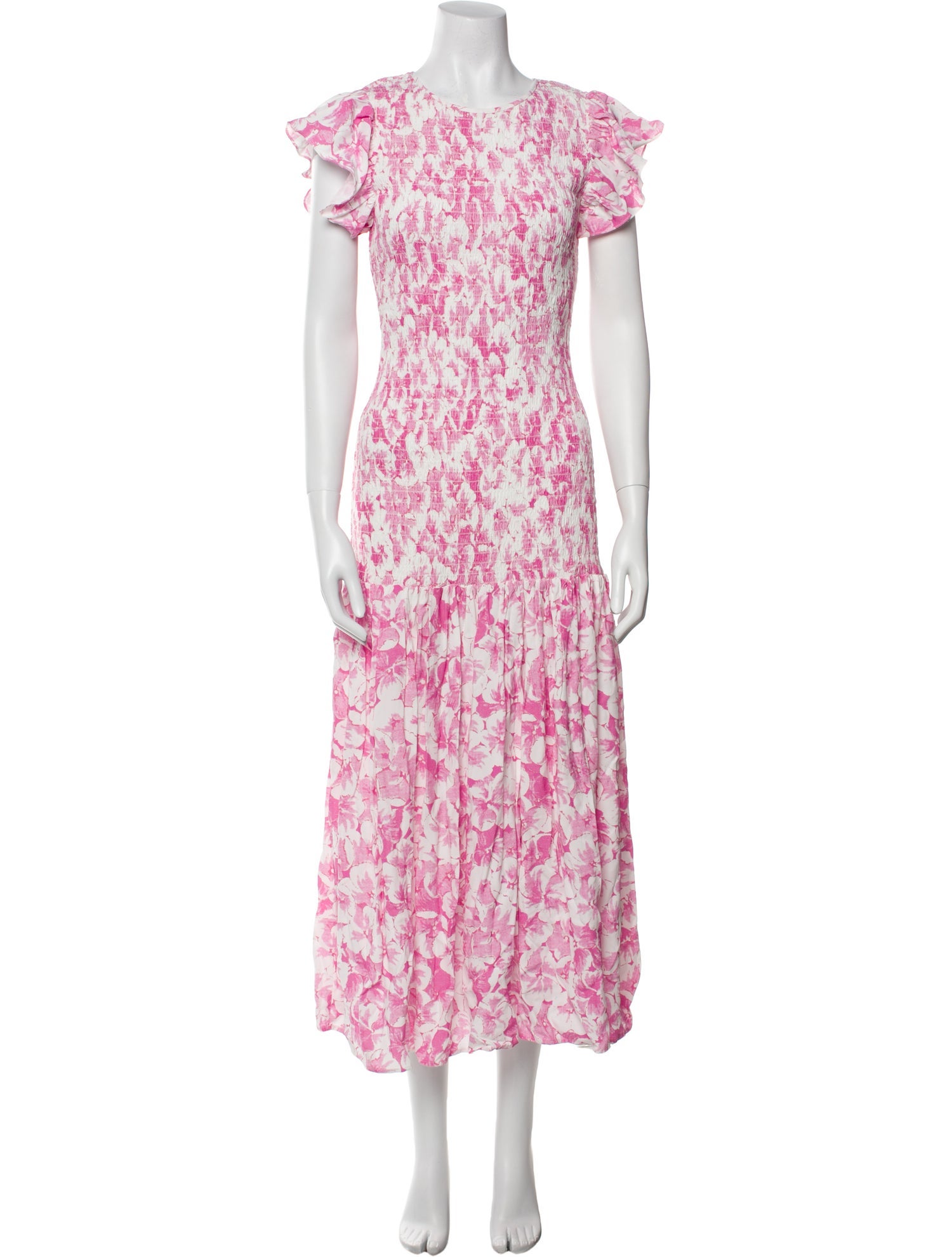 Kitri Floral Print Long Dress w/ Tags