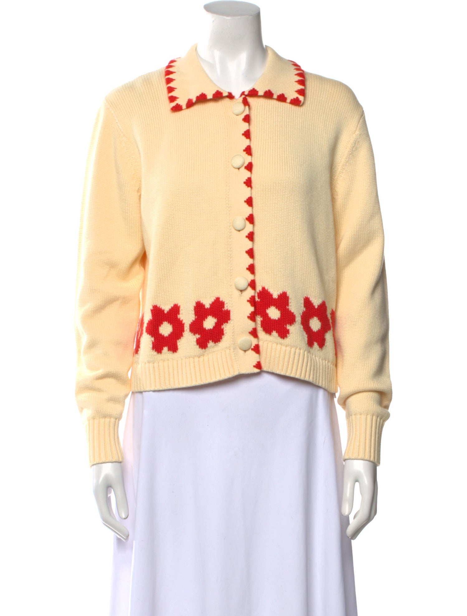 Kitri Printed Crew Neck Sweater