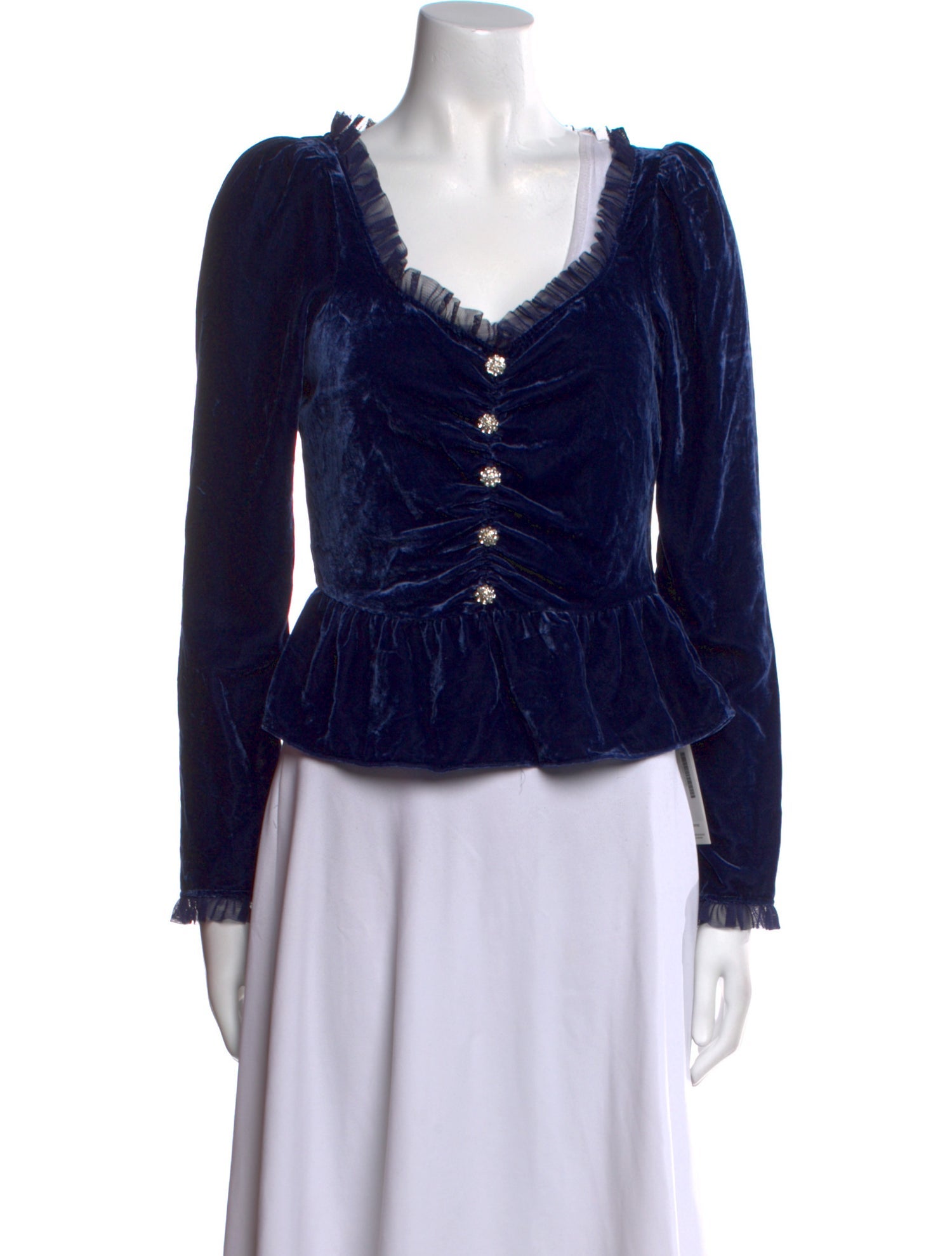 Kitri V-Neck Long Sleeve Blouse