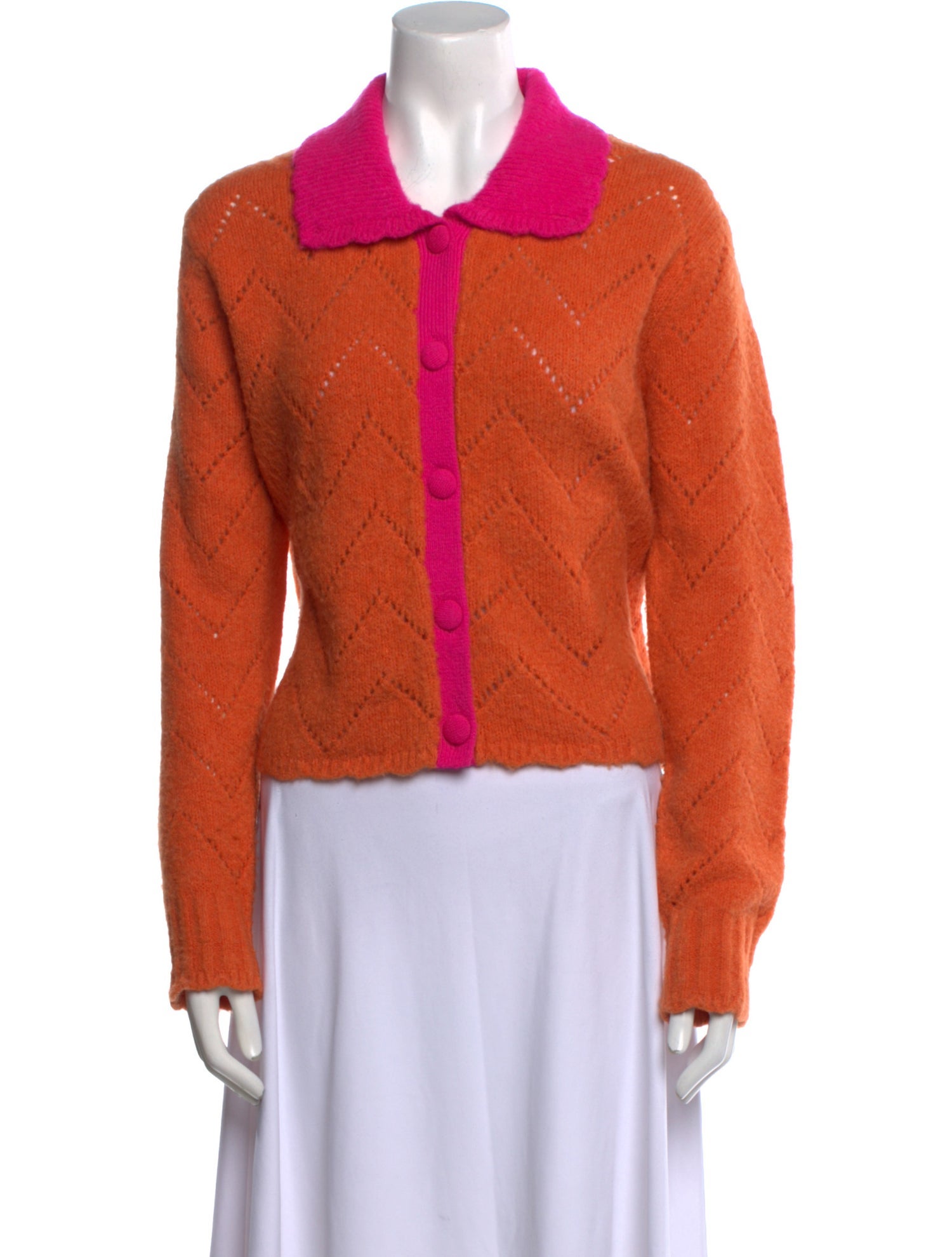Kitri Colorblock Pattern Sweater