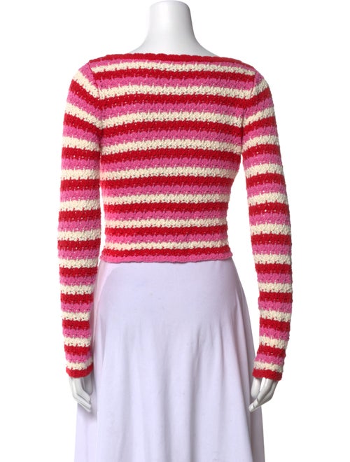 Kitri Striped Scoop Neck Sweater