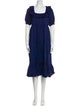 Kitri Square Neckline Knee-Length Dress