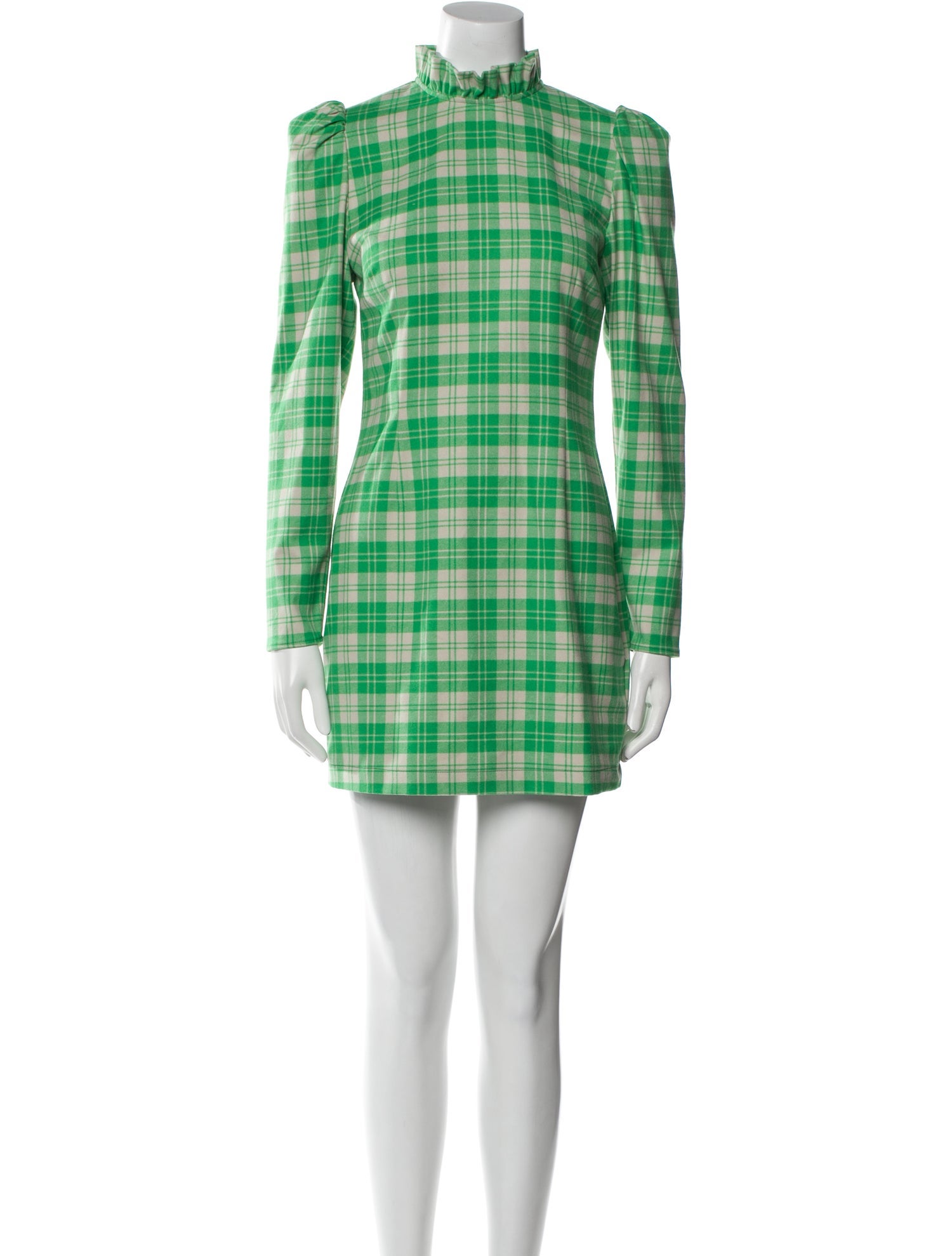 Kitri Plaid Print Mini Dress