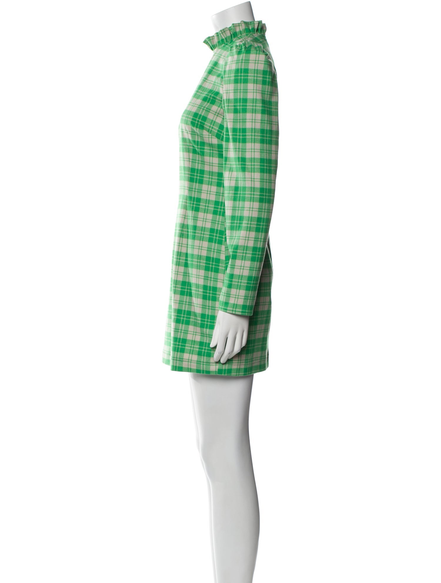 Kitri Plaid Print Mini Dress